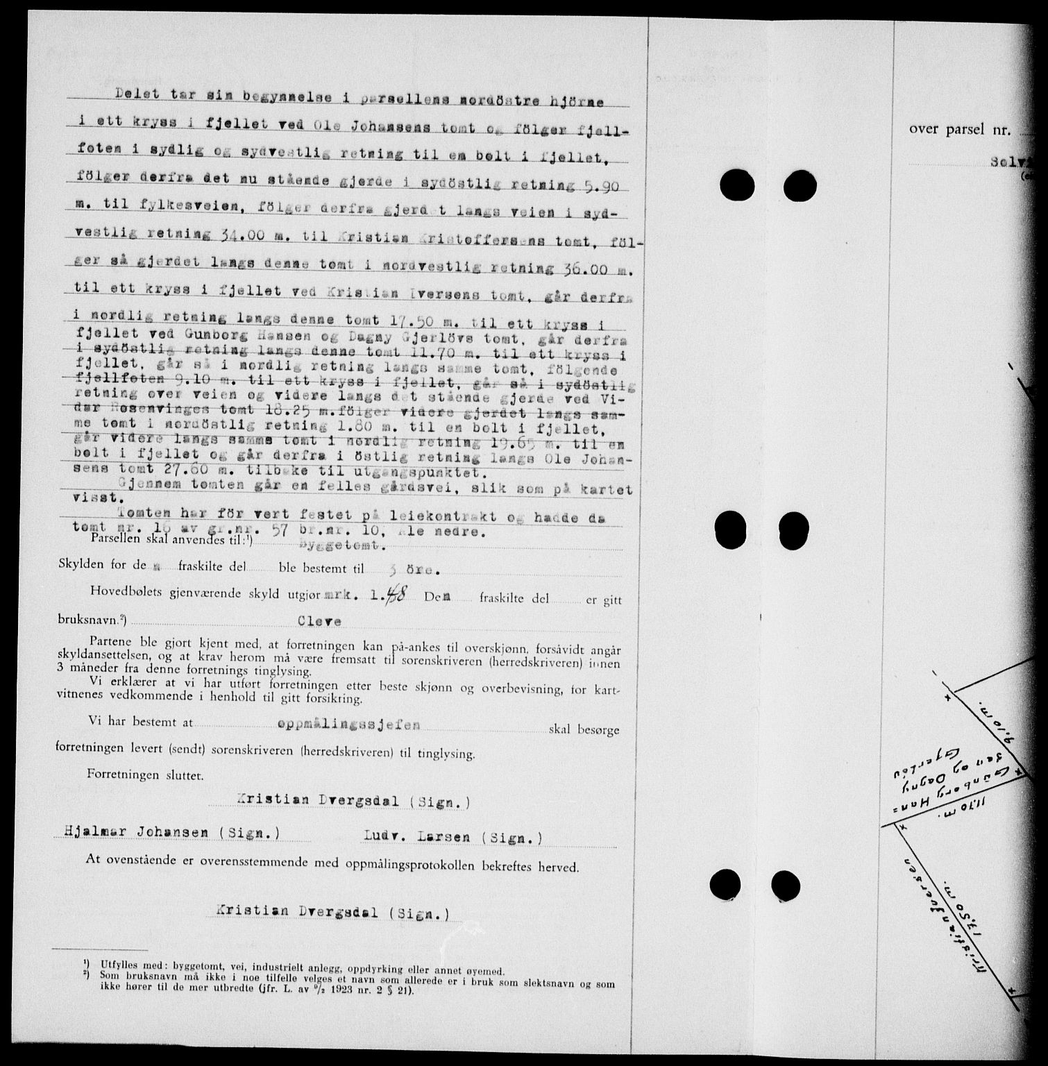 Onsøy sorenskriveri, SAO/A-10474/G/Ga/Gab/L0015: Mortgage book no. II A-15, 1945-1946, Diary no: : 530/1946