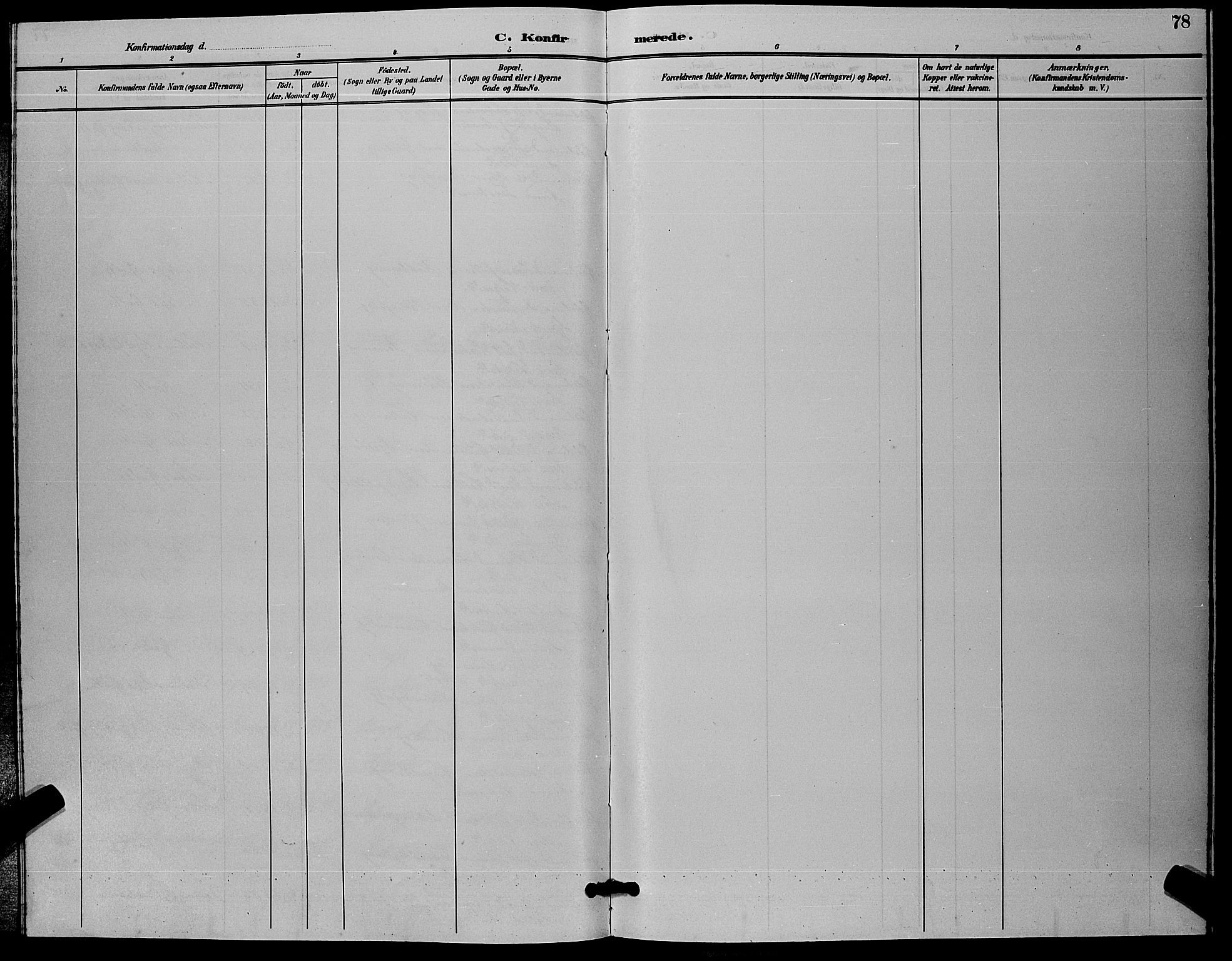 Flesberg kirkebøker, AV/SAKO-A-18/G/Ga/L0004: Parish register (copy) no. I 4 /1, 1890-1898, p. 78