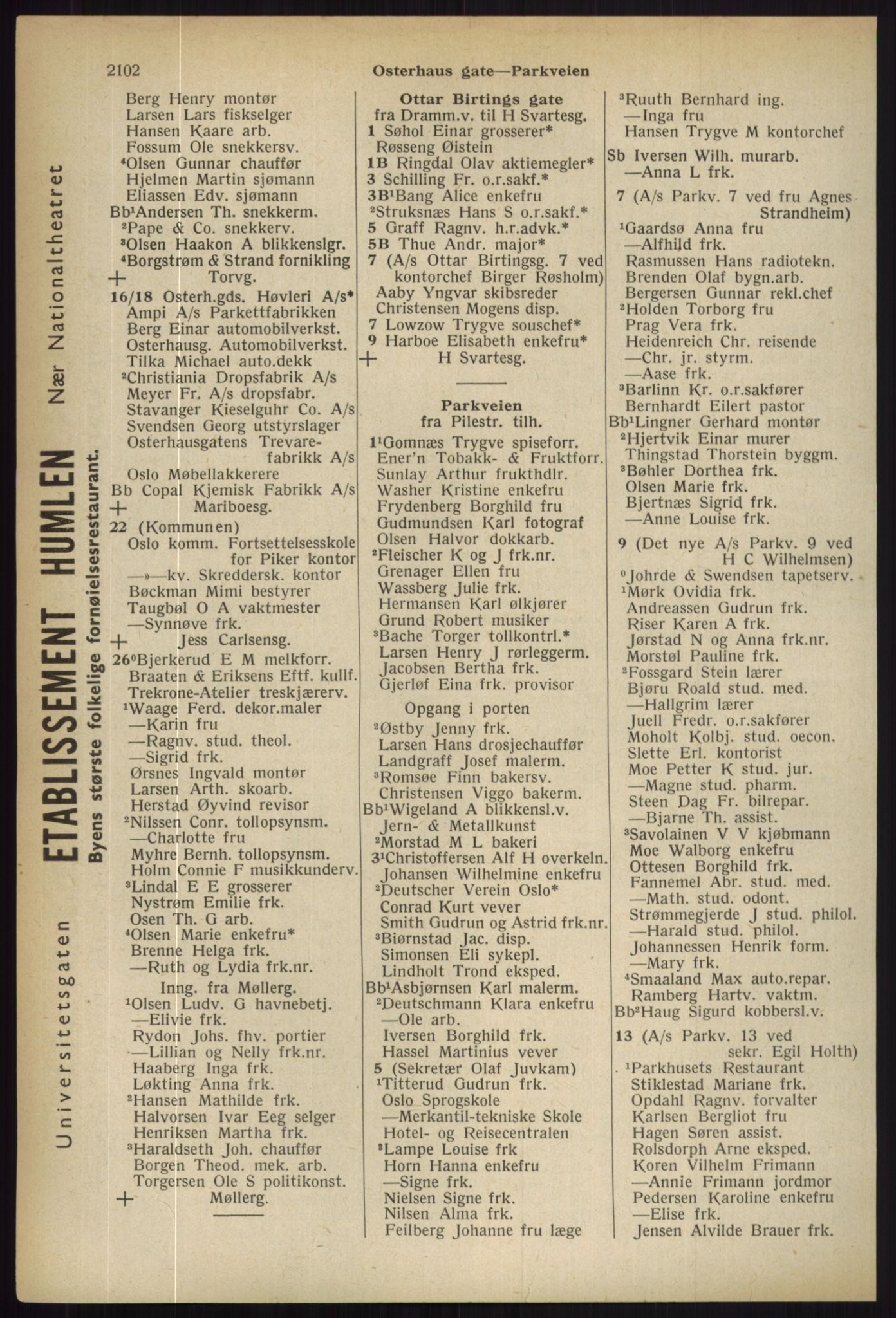 Kristiania/Oslo adressebok, PUBL/-, 1936, p. 2102