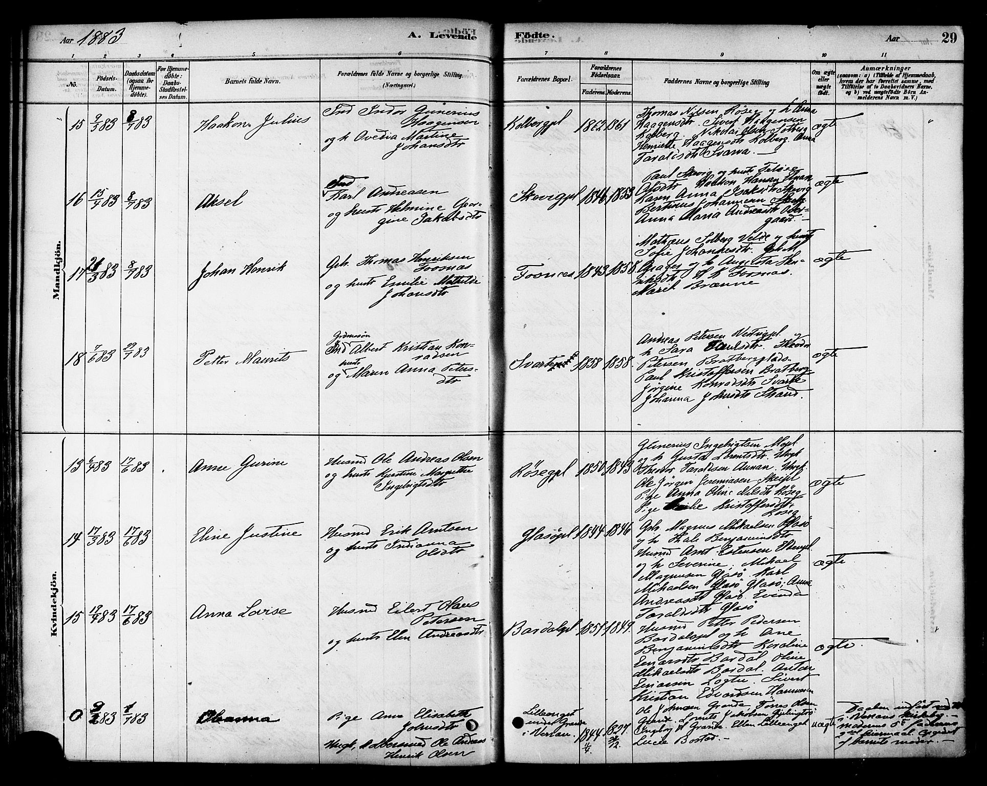 Ministerialprotokoller, klokkerbøker og fødselsregistre - Nord-Trøndelag, AV/SAT-A-1458/741/L0395: Parish register (official) no. 741A09, 1878-1888, p. 29