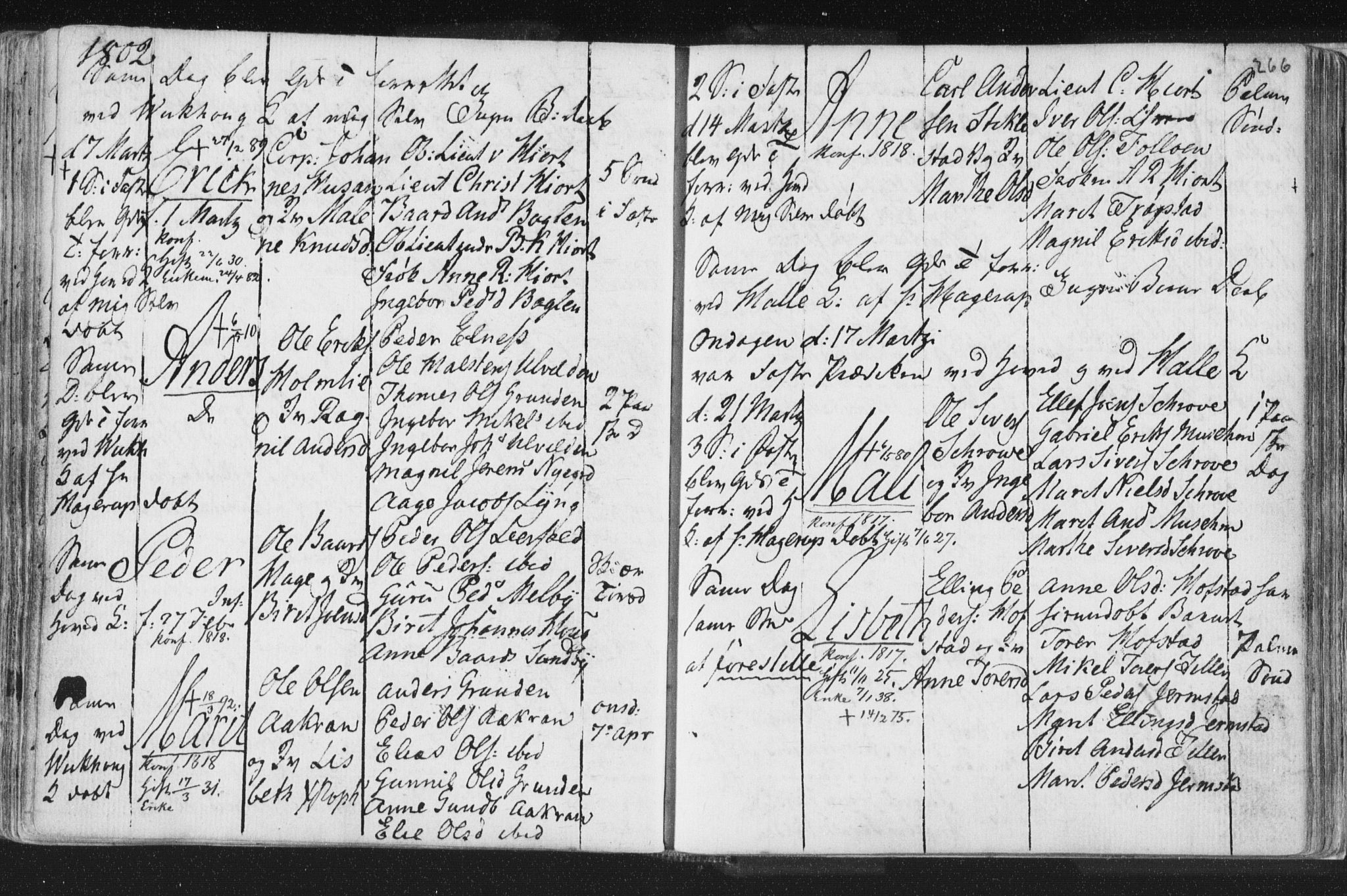 Ministerialprotokoller, klokkerbøker og fødselsregistre - Nord-Trøndelag, AV/SAT-A-1458/723/L0232: Parish register (official) no. 723A03, 1781-1804, p. 266