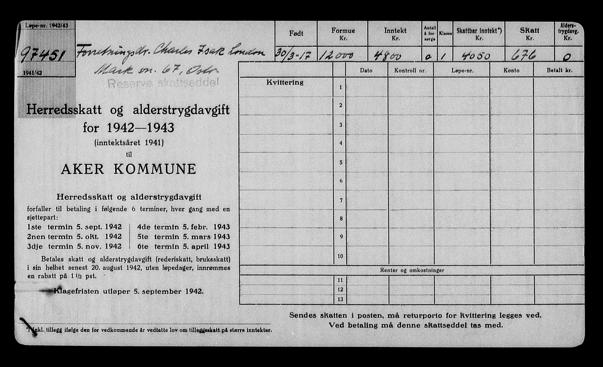 Justisdepartementet, Tilbakeføringskontoret for inndratte formuer, AV/RA-S-1564/H/Hc/Hcc/L0960: --, 1945-1947, p. 340