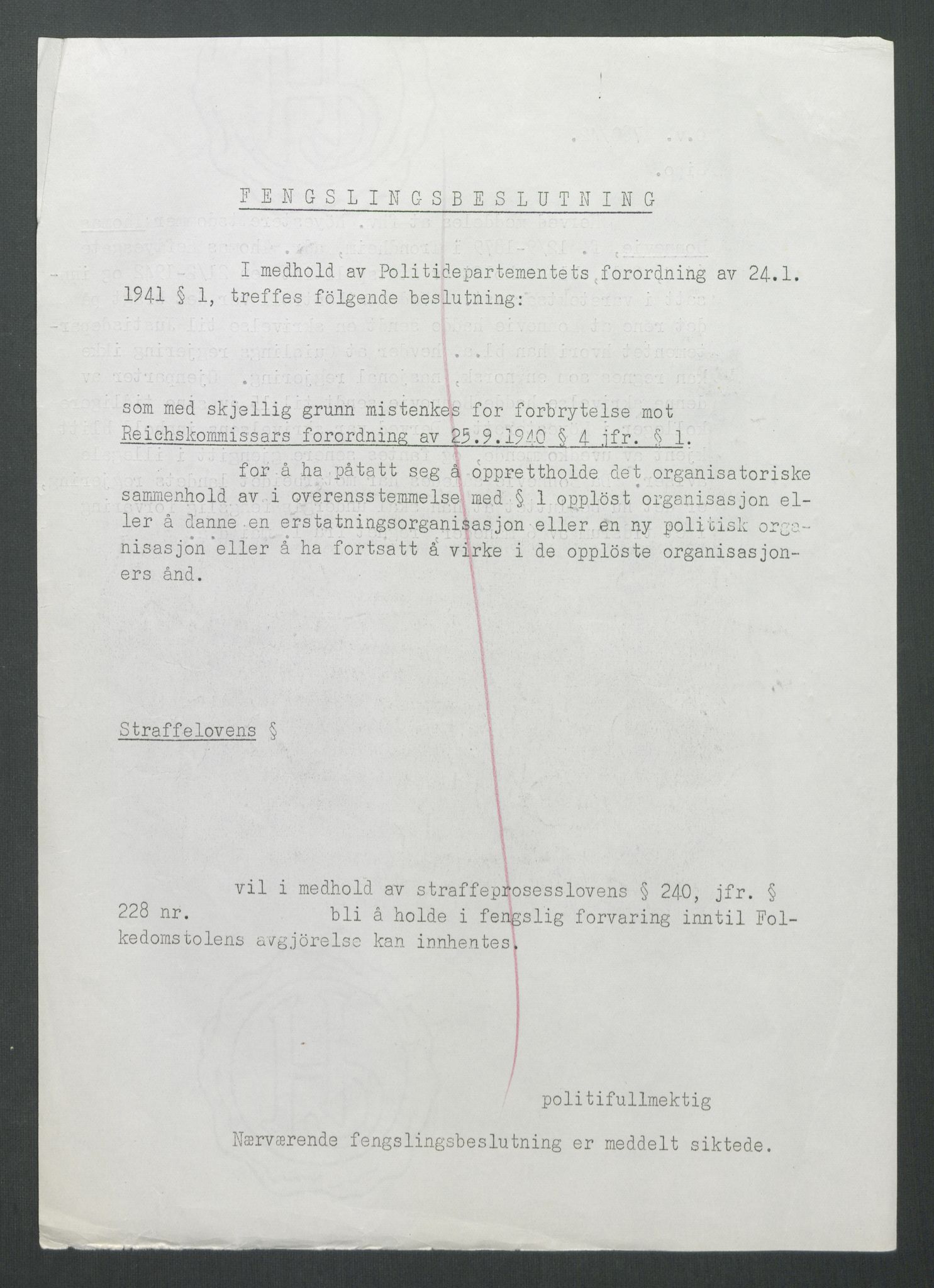 Landssvikarkivet, Oslo politikammer, AV/RA-S-3138-01/D/Di/L0001: Anr. 1559, 1945-1947, p. 361