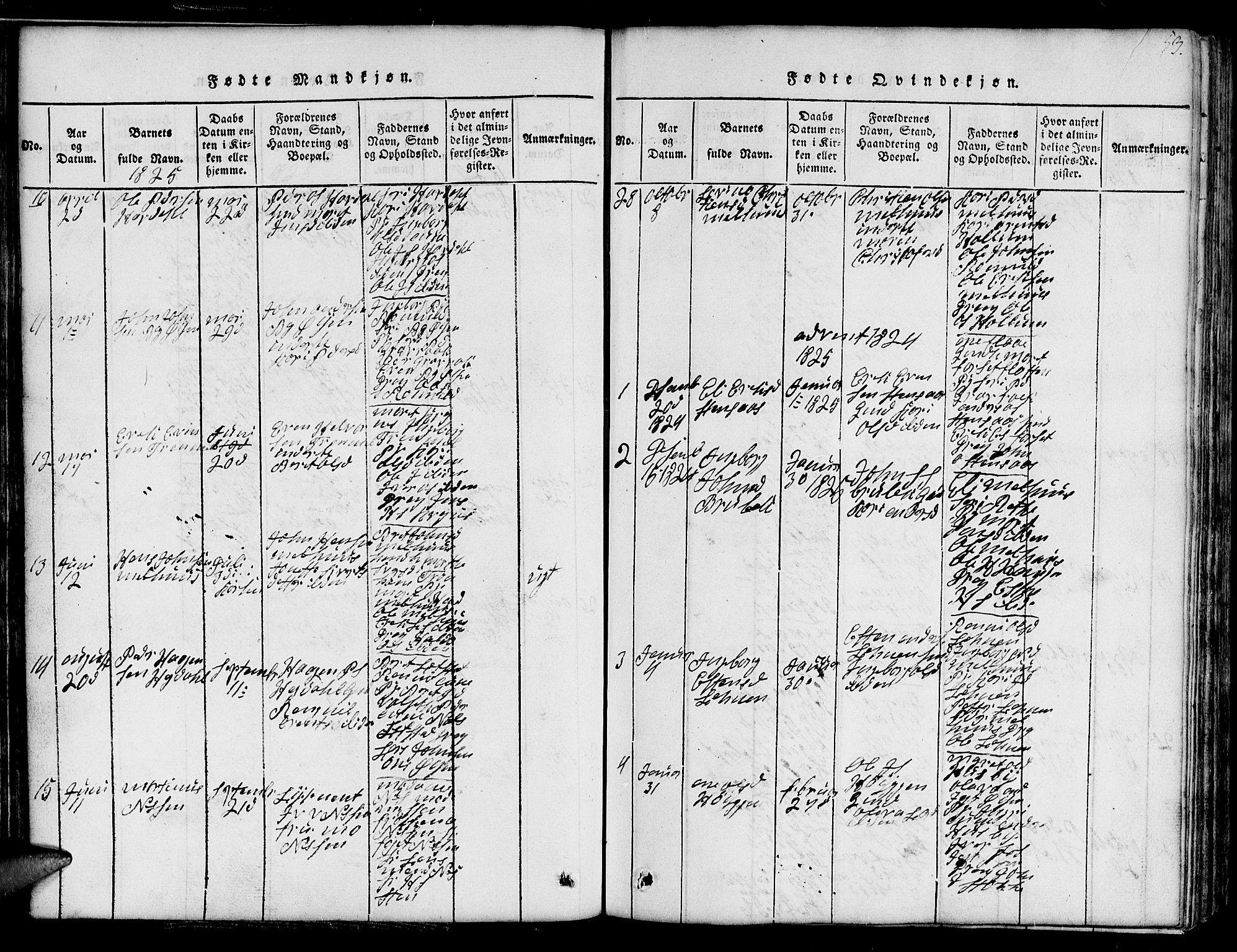 Ministerialprotokoller, klokkerbøker og fødselsregistre - Sør-Trøndelag, AV/SAT-A-1456/691/L1092: Parish register (copy) no. 691C03, 1816-1852, p. 53