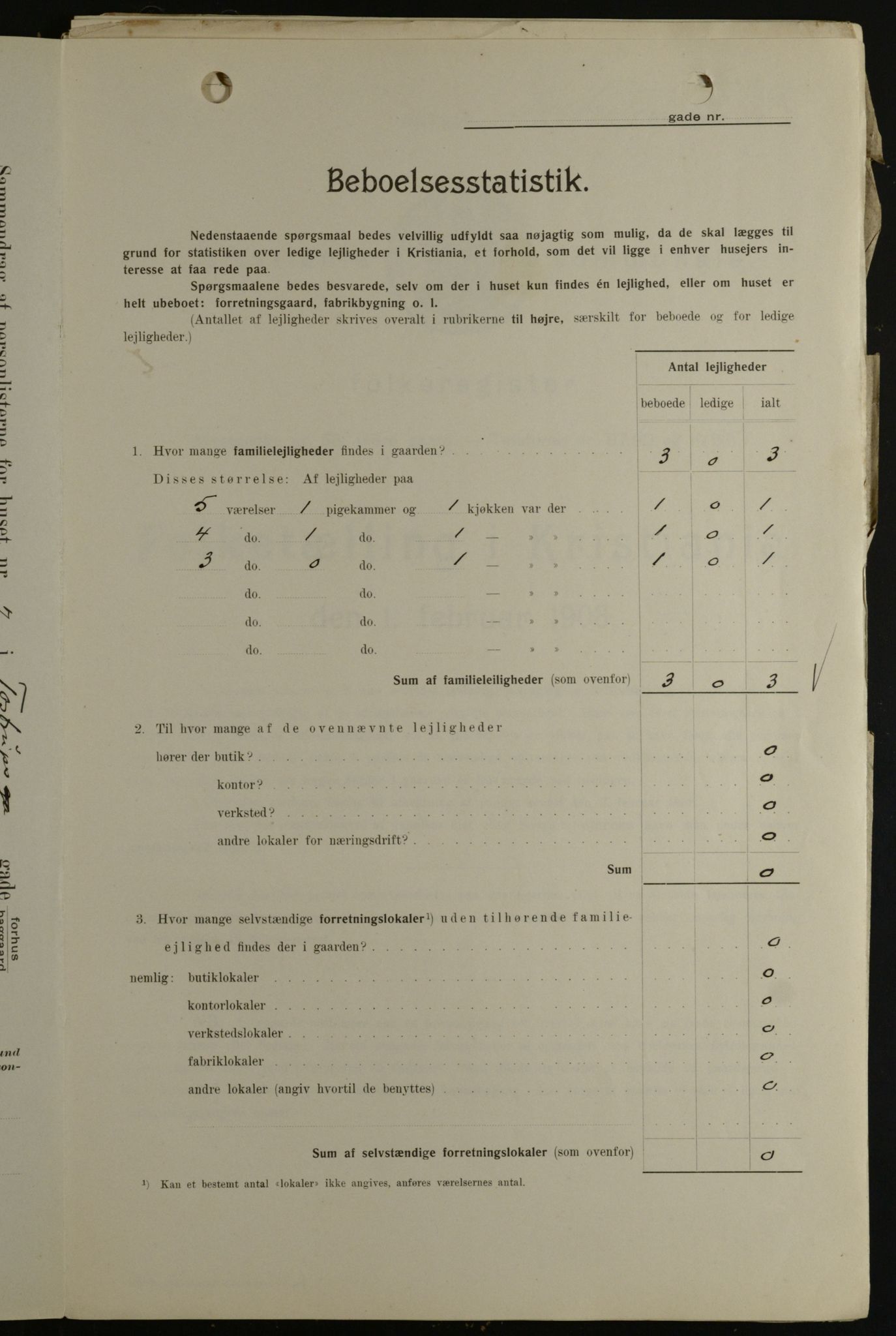 OBA, Municipal Census 1908 for Kristiania, 1908, p. 103667