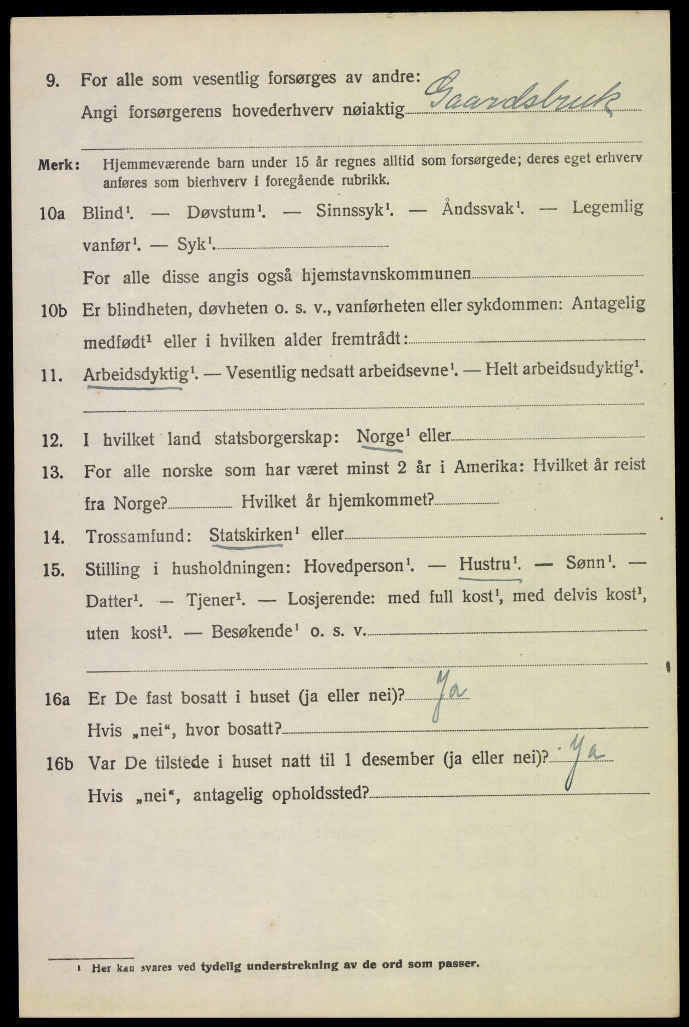 SAH, 1920 census for Eidskog, 1920, p. 6726