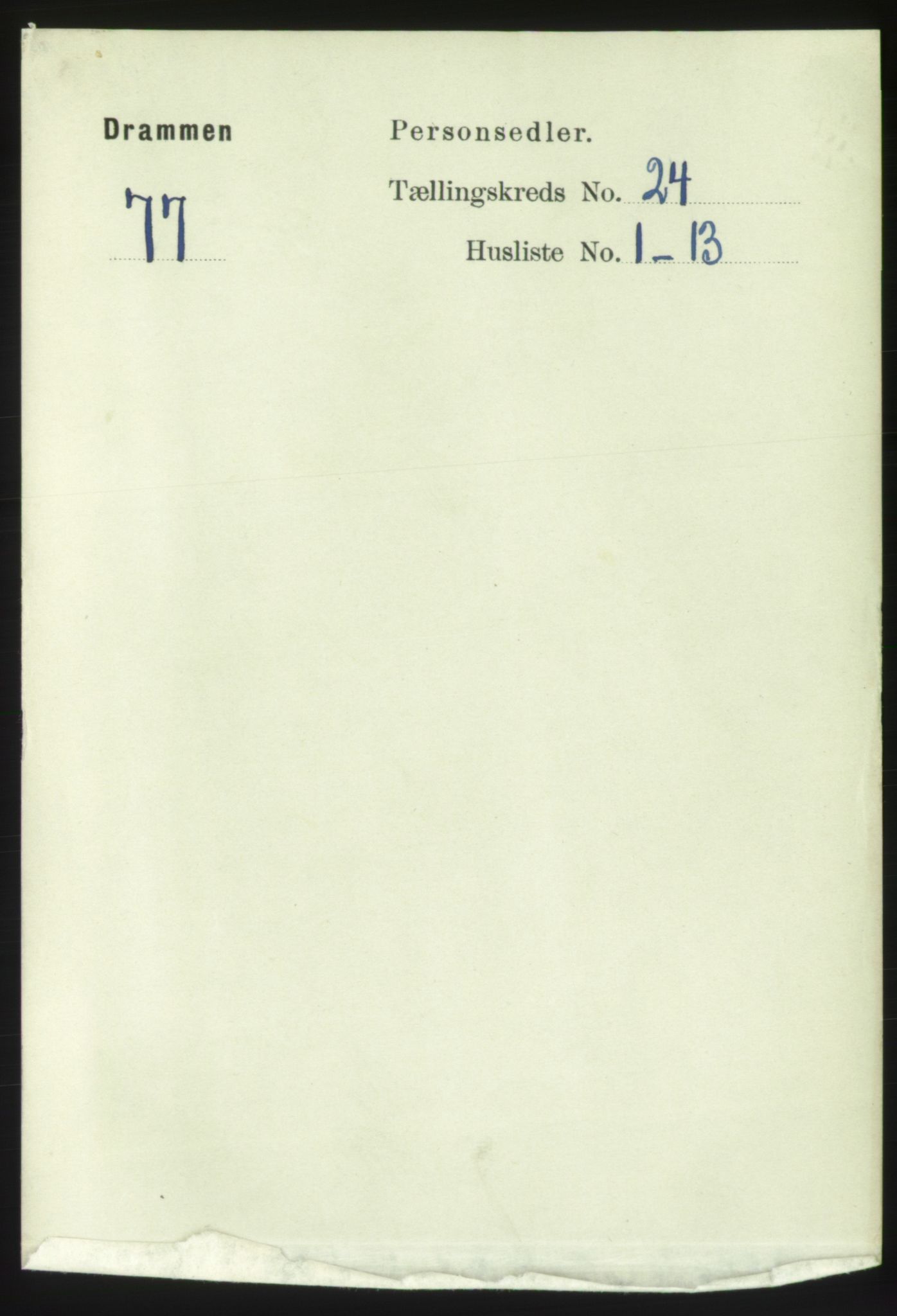 RA, 1891 census for 0602 Drammen, 1891, p. 14716