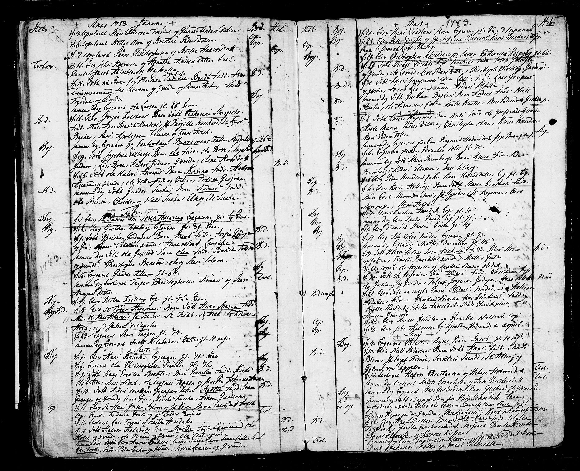 Botne kirkebøker, SAKO/A-340/F/Fa/L0002: Parish register (official) no. I 2, 1779-1791, p. 15