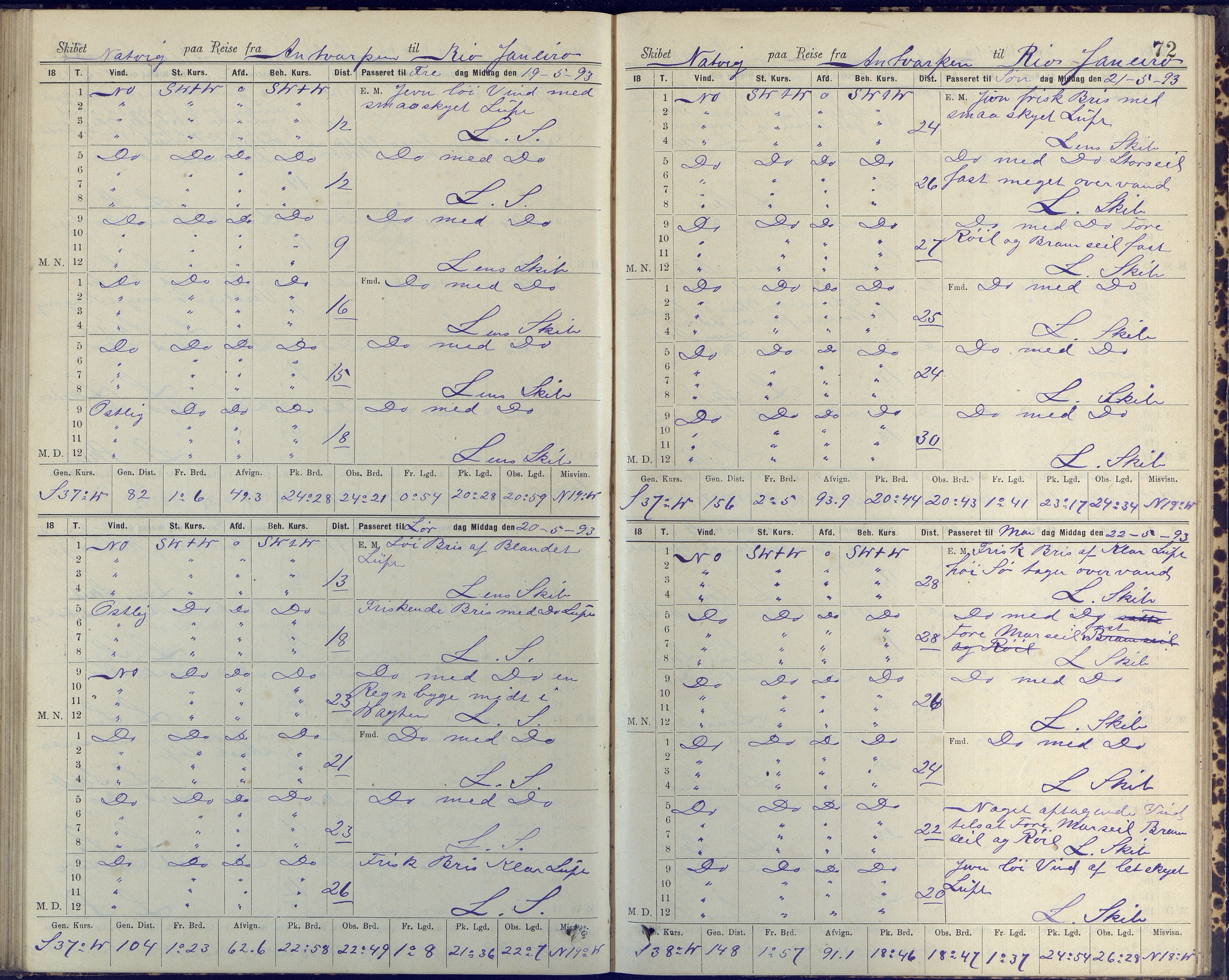 Fartøysarkivet, AAKS/PA-1934/F/L0223: Natvig (bark), 1875-1904, p. 72