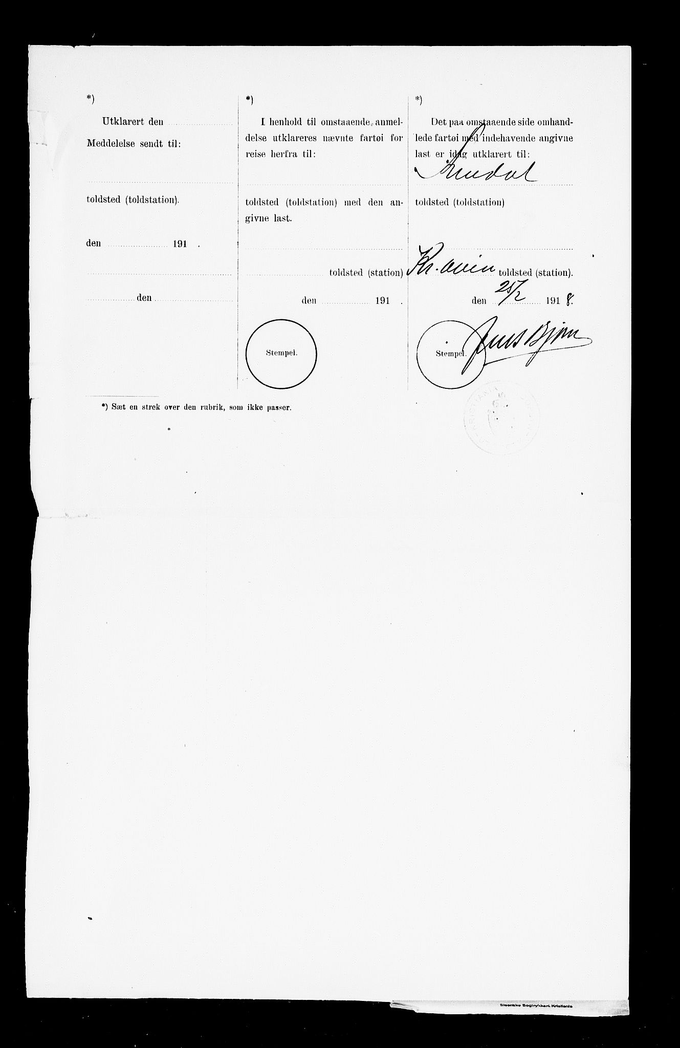 Arendal tollsted, AV/SAK-1351-0003/H/Ha/L0896: Legitimasjonsbevis for fartøyer i innenriksfart, 1886-1948, p. 3