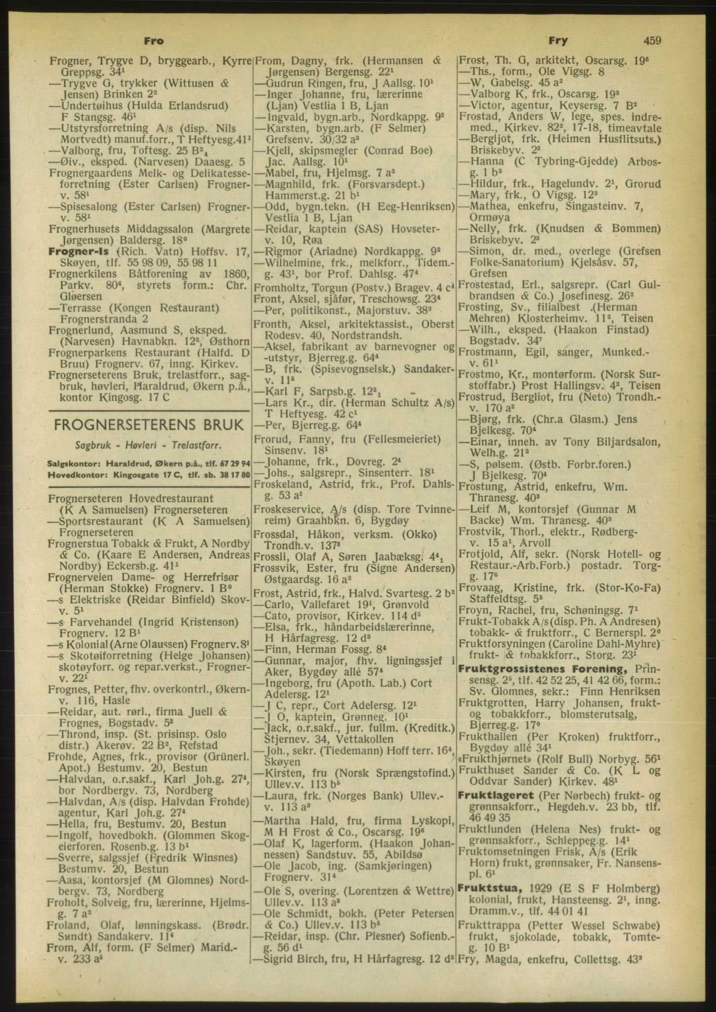 Kristiania/Oslo adressebok, PUBL/-, 1956-1957, p. 459