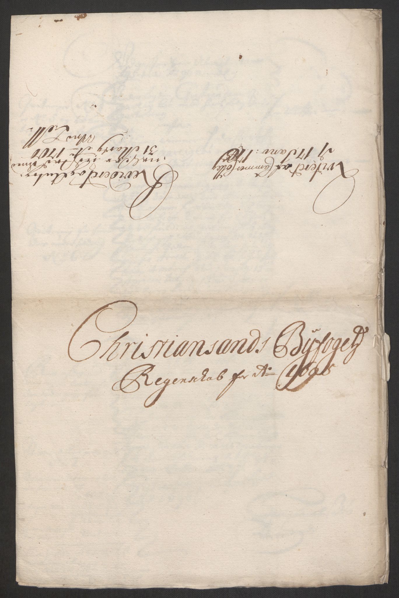 Rentekammeret inntil 1814, Reviderte regnskaper, Byregnskaper, AV/RA-EA-4066/R/Rm/L0285: [M18] Sikt og sakefall, 1681-1718, p. 228