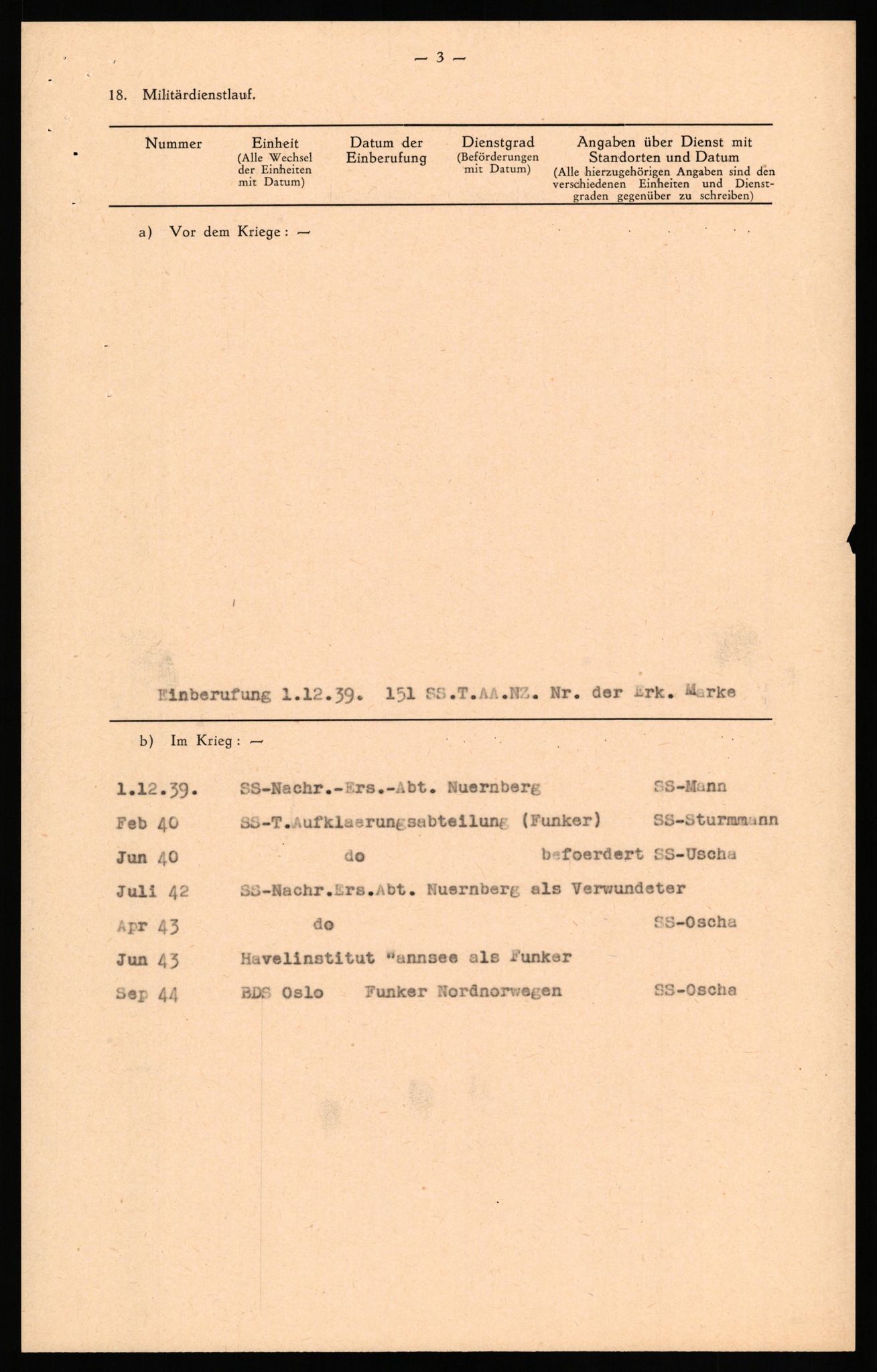 Forsvaret, Forsvarets overkommando II, AV/RA-RAFA-3915/D/Db/L0033: CI Questionaires. Tyske okkupasjonsstyrker i Norge. Tyskere., 1945-1946, p. 206