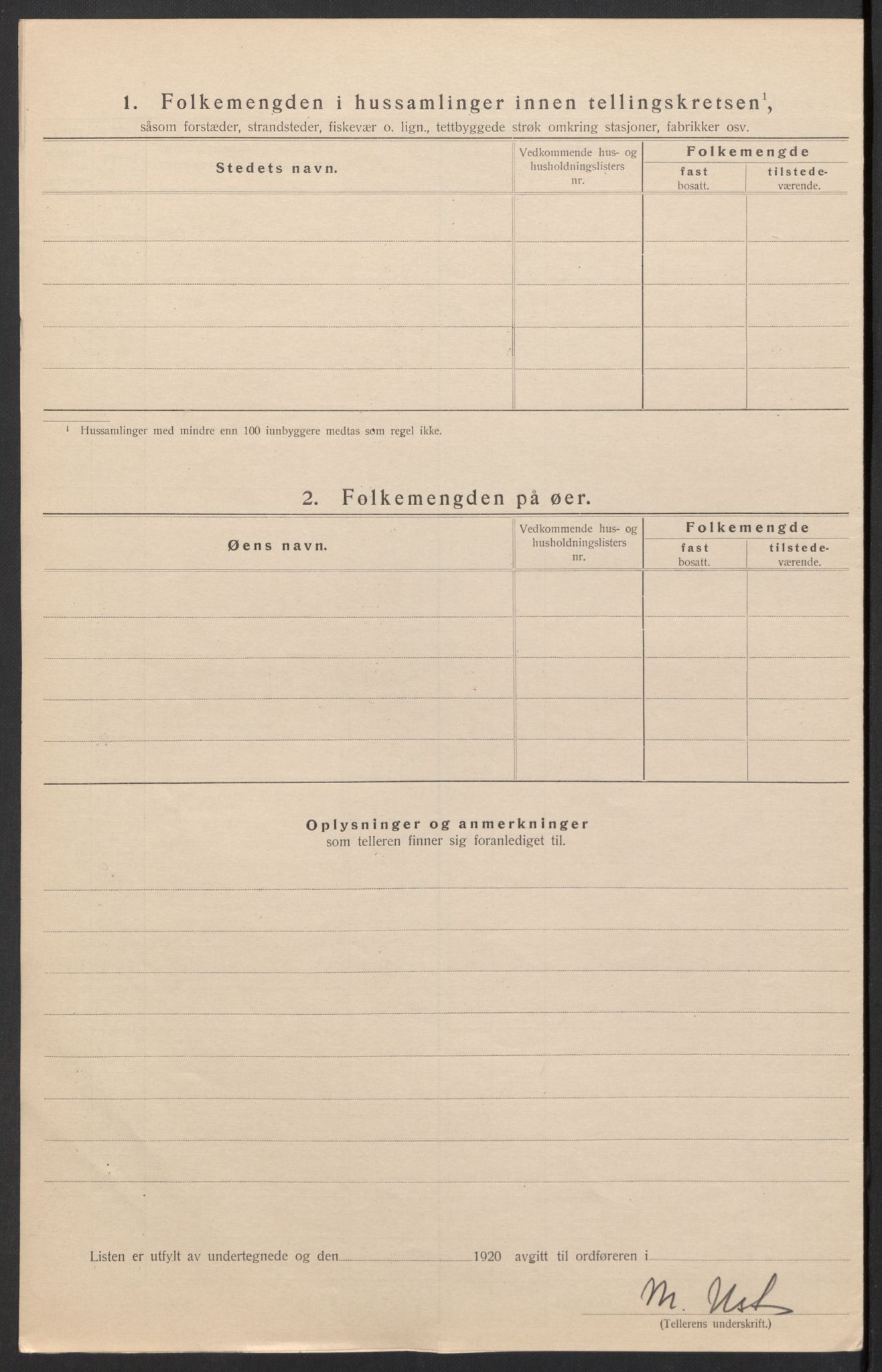 SAH, 1920 census for Hof, 1920, p. 17