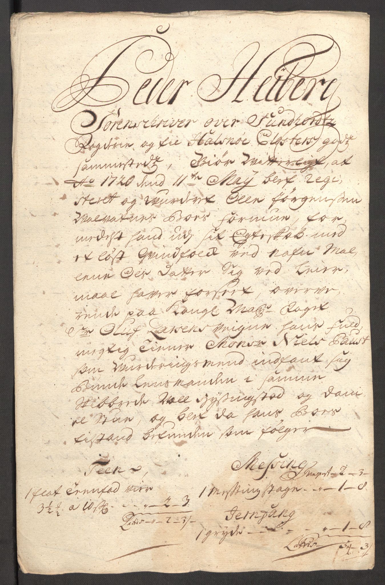 Rentekammeret inntil 1814, Reviderte regnskaper, Fogderegnskap, AV/RA-EA-4092/R48/L3000: Fogderegnskap Sunnhordland og Hardanger, 1721, p. 132