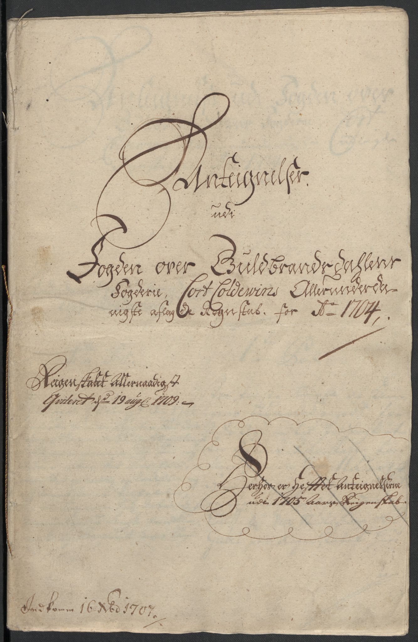 Rentekammeret inntil 1814, Reviderte regnskaper, Fogderegnskap, AV/RA-EA-4092/R17/L1177: Fogderegnskap Gudbrandsdal, 1704, p. 206