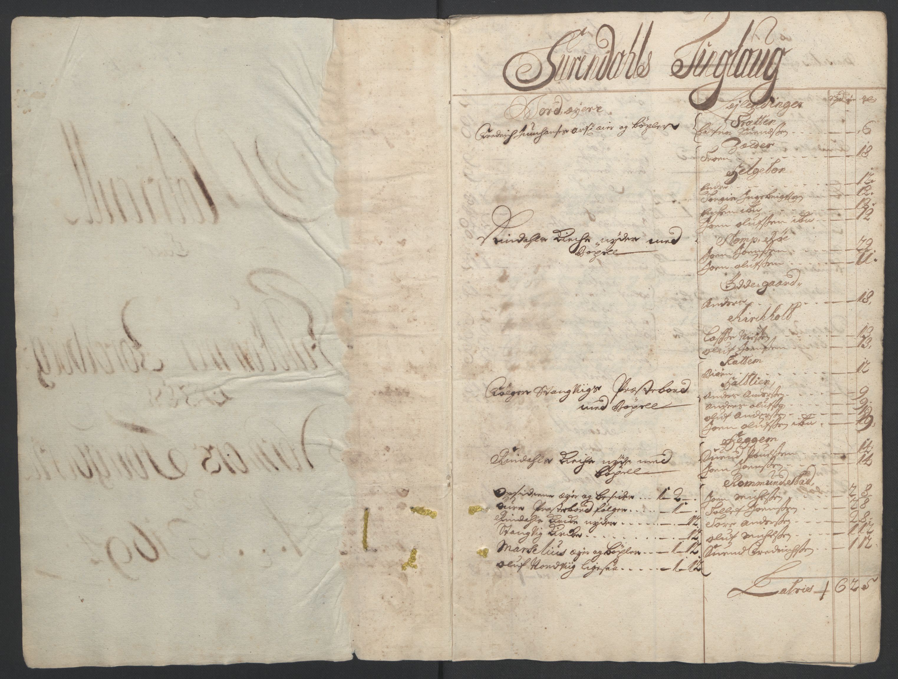 Rentekammeret inntil 1814, Reviderte regnskaper, Fogderegnskap, AV/RA-EA-4092/R56/L3736: Fogderegnskap Nordmøre, 1694-1696, p. 12