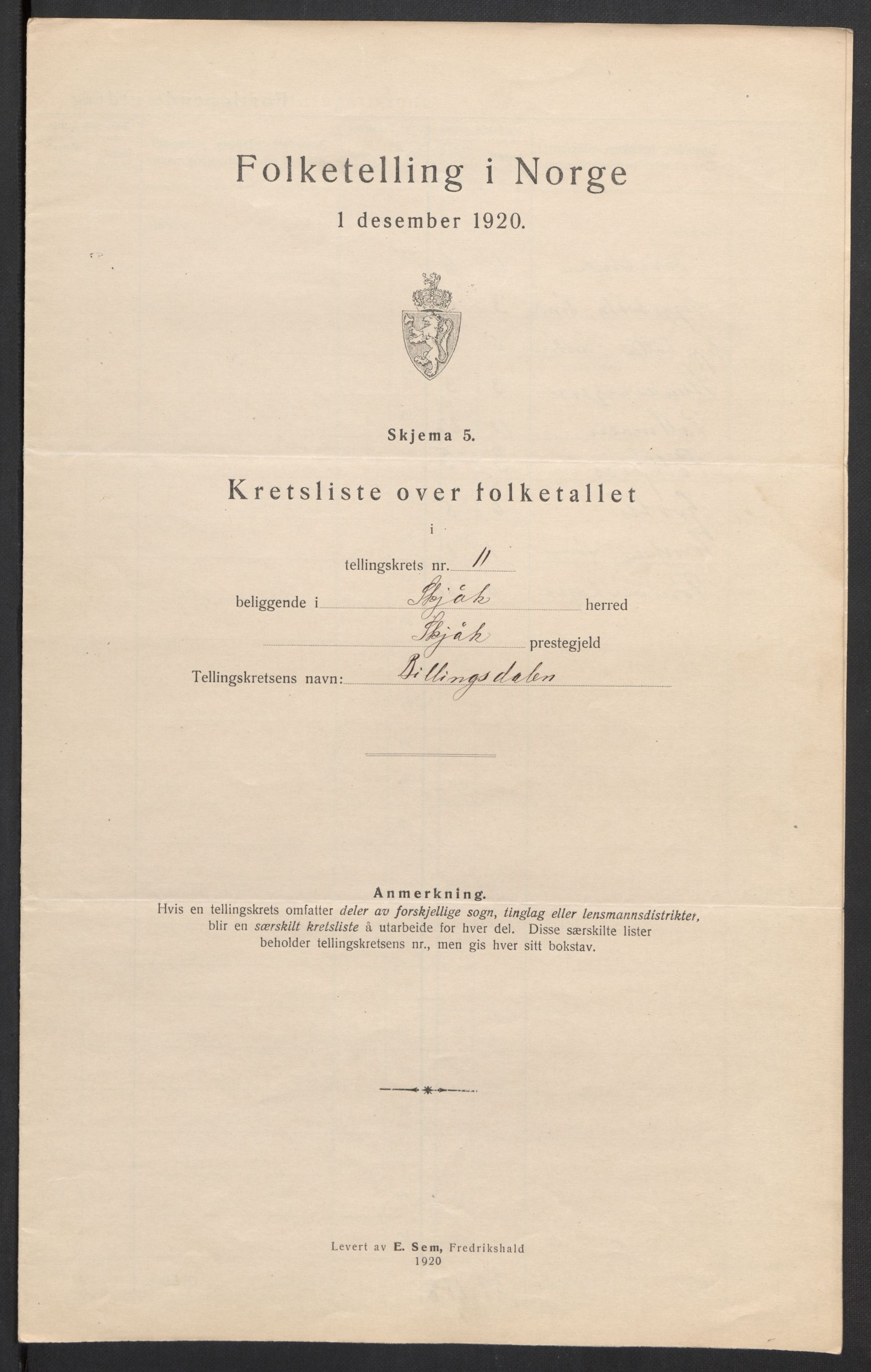 SAH, 1920 census for Skjåk, 1920, p. 36