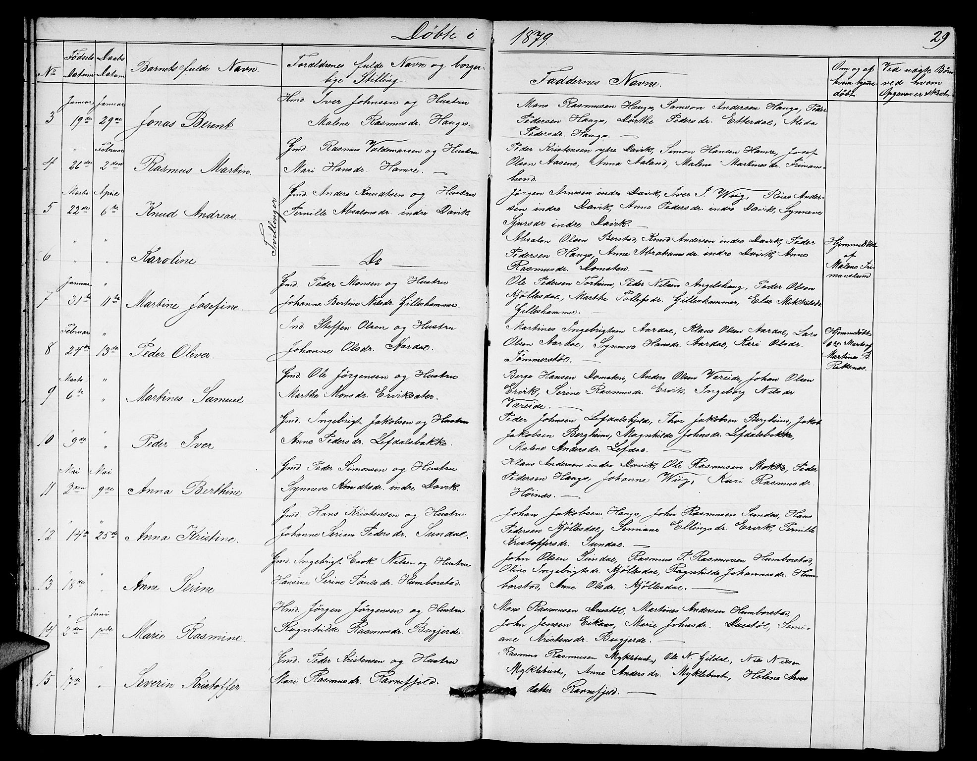 Davik sokneprestembete, AV/SAB-A-79701/H/Hab/Haba/L0001: Parish register (copy) no. A 1, 1866-1889, p. 29