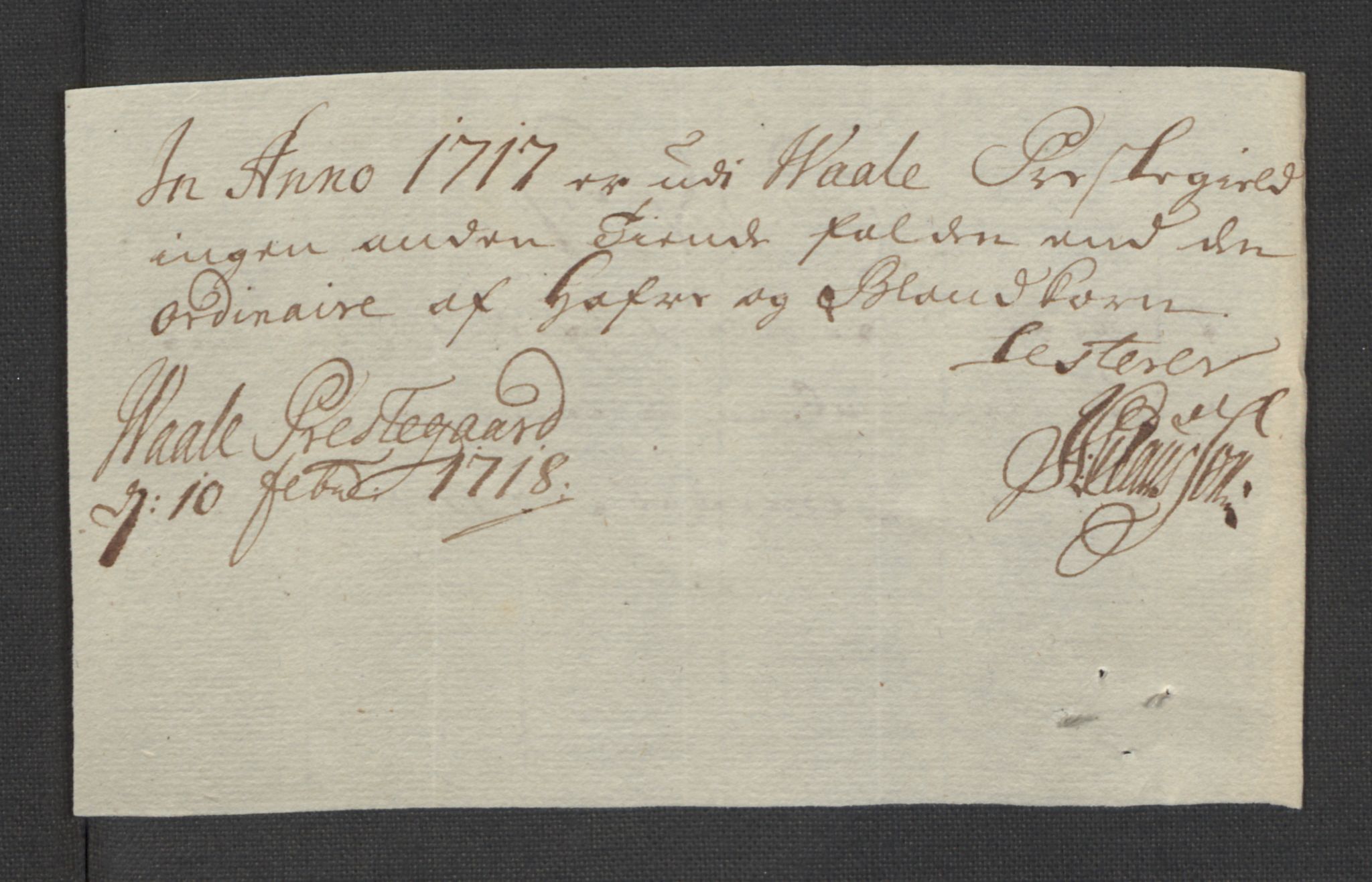 Rentekammeret inntil 1814, Reviderte regnskaper, Fogderegnskap, AV/RA-EA-4092/R32/L1881: Fogderegnskap Jarlsberg grevskap, 1717, p. 144