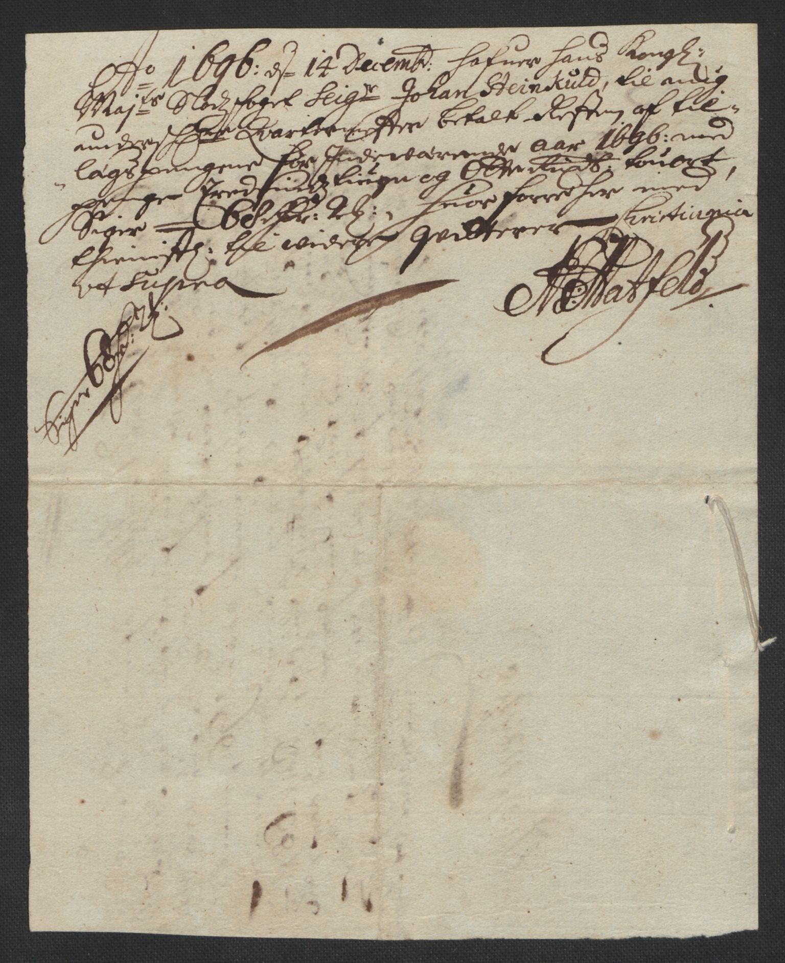 Rentekammeret inntil 1814, Reviderte regnskaper, Fogderegnskap, RA/EA-4092/R10/L0440: Fogderegnskap Aker og Follo, 1696-1697, p. 173