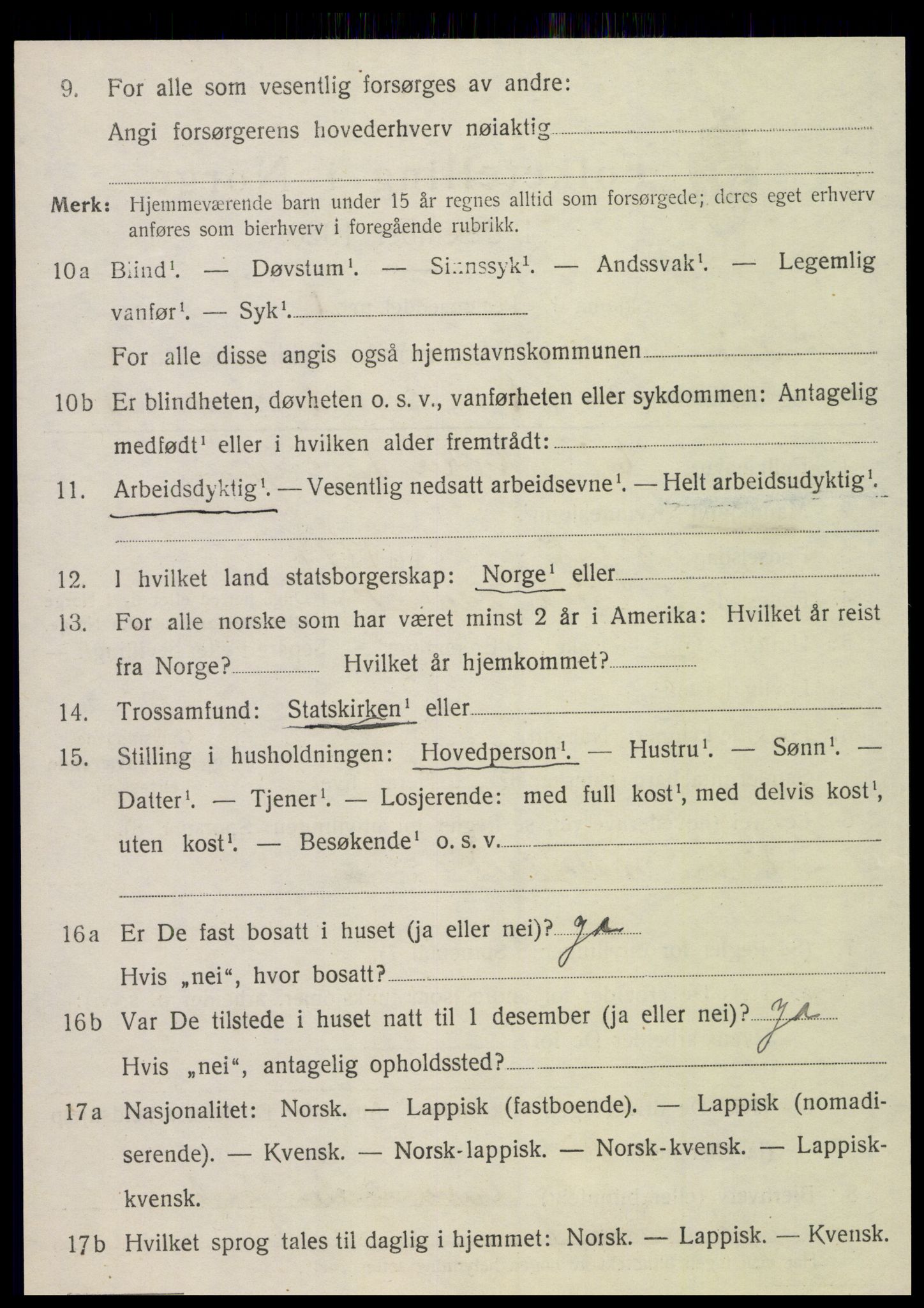 SAT, 1920 census for Herøy, 1920, p. 919