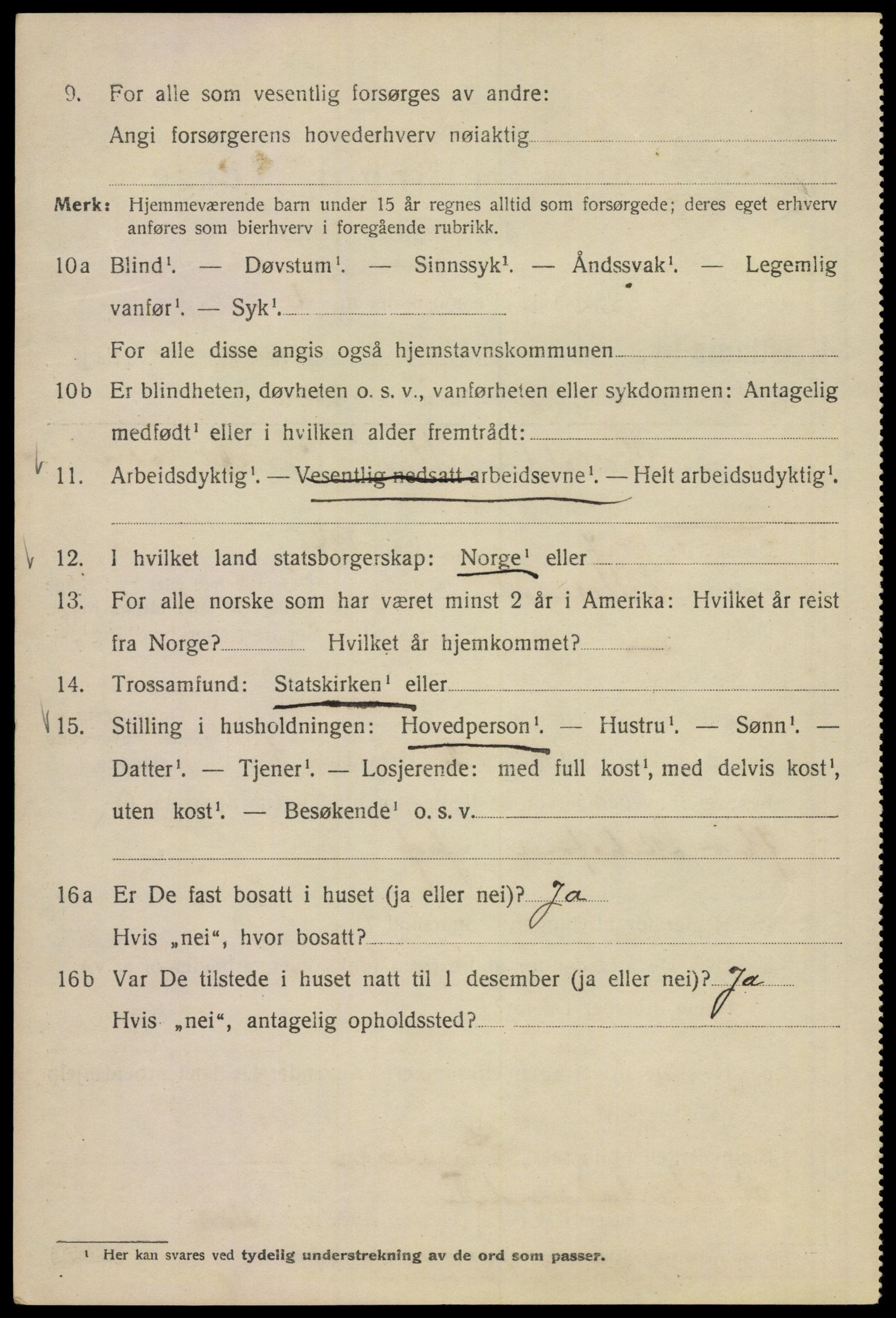 SAO, 1920 census for Kristiania, 1920, p. 449714