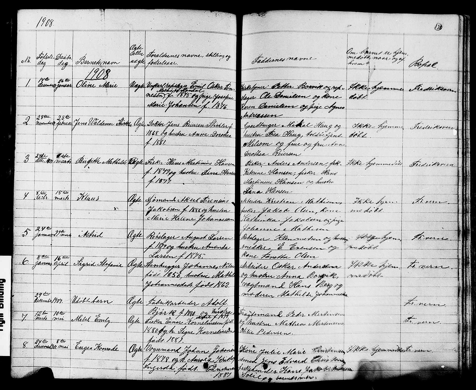 Stavern kirkebøker, AV/SAKO-A-318/G/Ga/L0002: Parish register (copy) no. 2, 1839-1909, p. 138