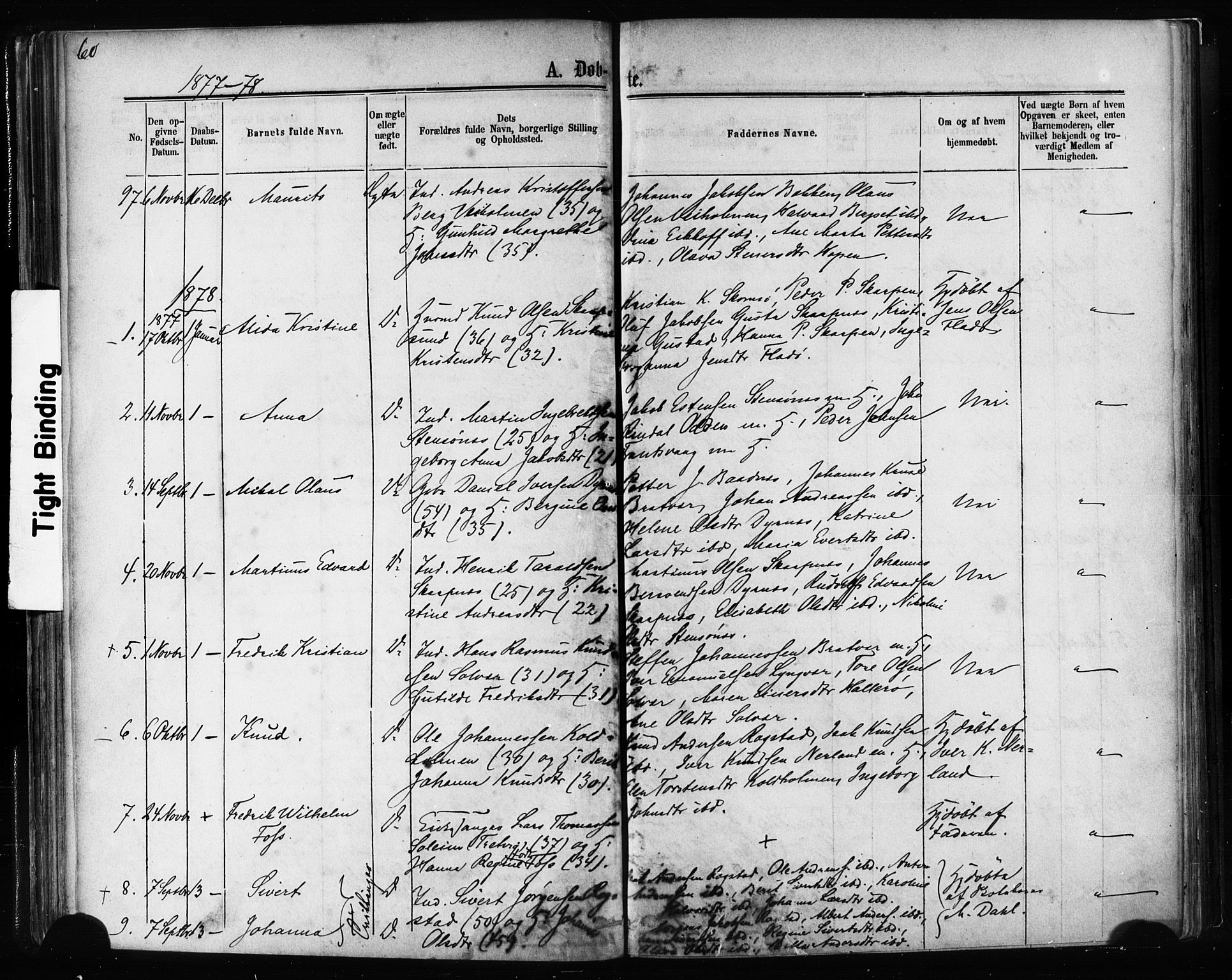 Ministerialprotokoller, klokkerbøker og fødselsregistre - Møre og Romsdal, AV/SAT-A-1454/581/L0938: Parish register (official) no. 581A06, 1873-1879, p. 60