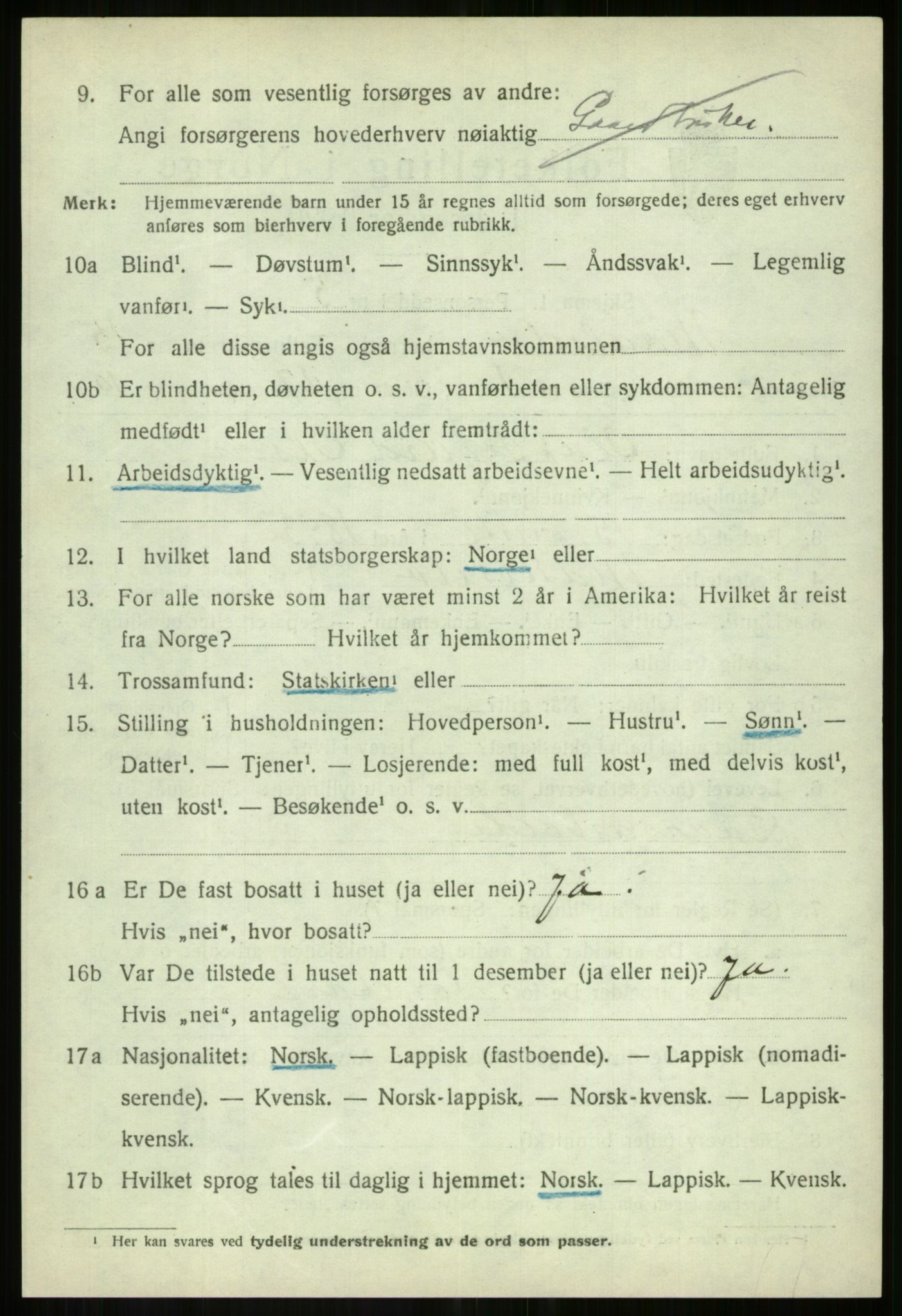 SATØ, 1920 census for Målselv, 1920, p. 7632