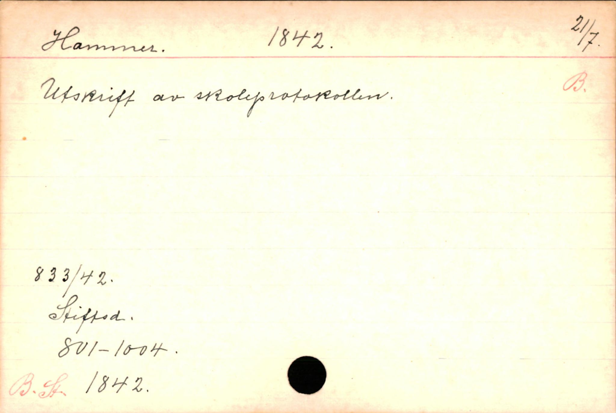 Haugen, Johannes - lærer, AV/SAB-SAB/PA-0036/01/L0001: Om klokkere og lærere, 1521-1904, p. 4837
