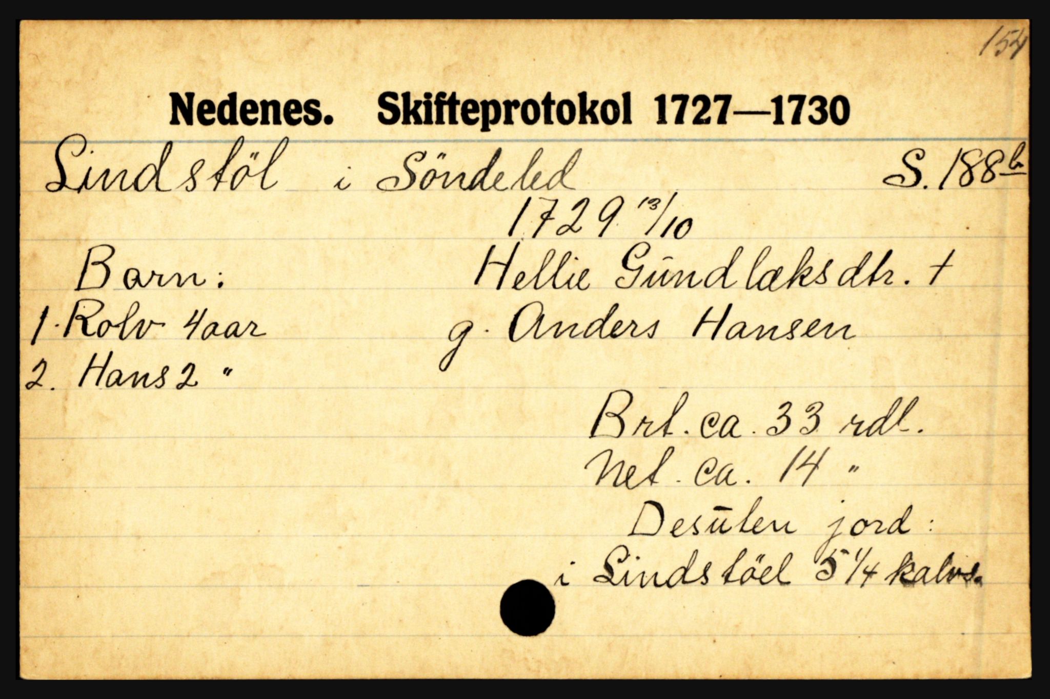 Nedenes sorenskriveri før 1824, AV/SAK-1221-0007/H, p. 18077