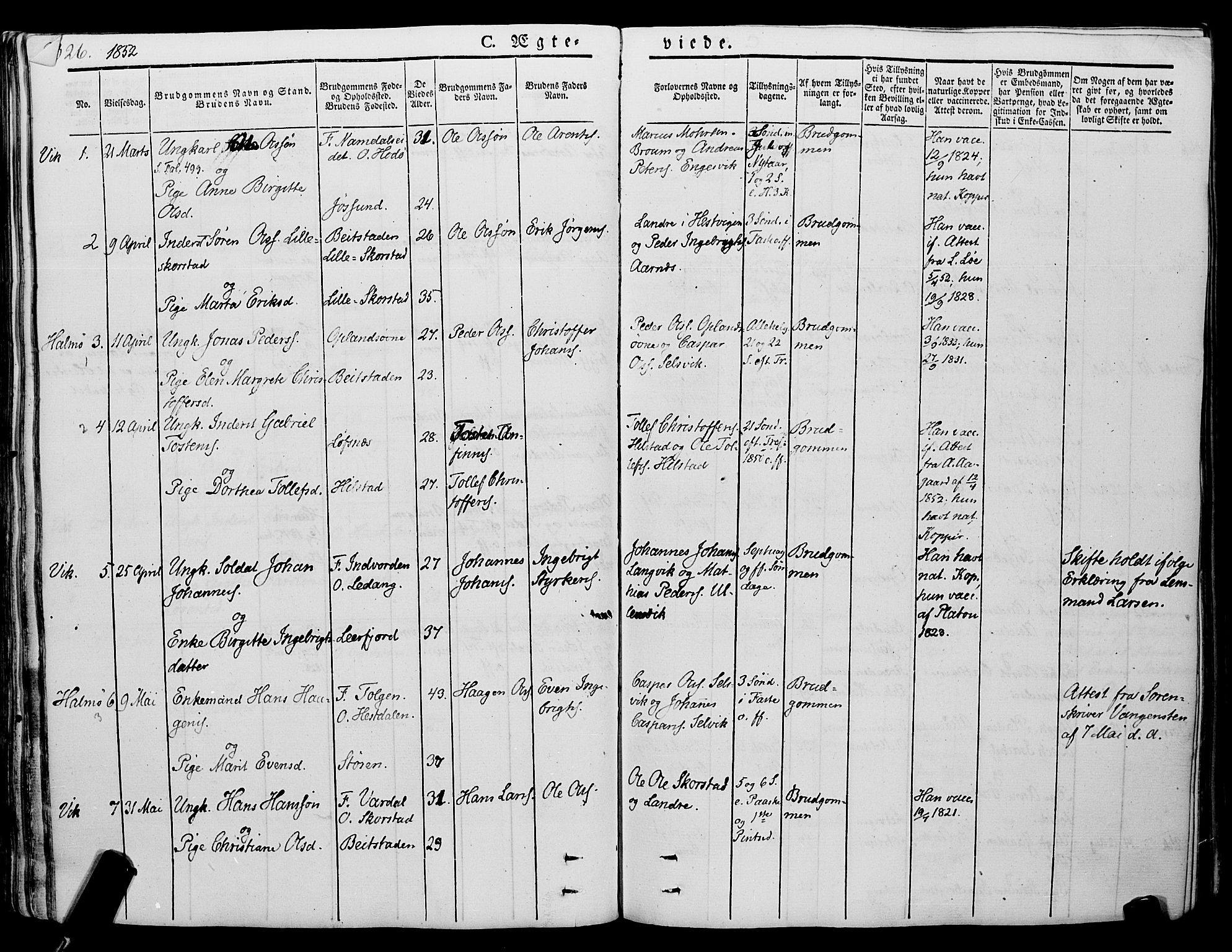 Ministerialprotokoller, klokkerbøker og fødselsregistre - Nord-Trøndelag, SAT/A-1458/773/L0614: Parish register (official) no. 773A05, 1831-1856, p. 326