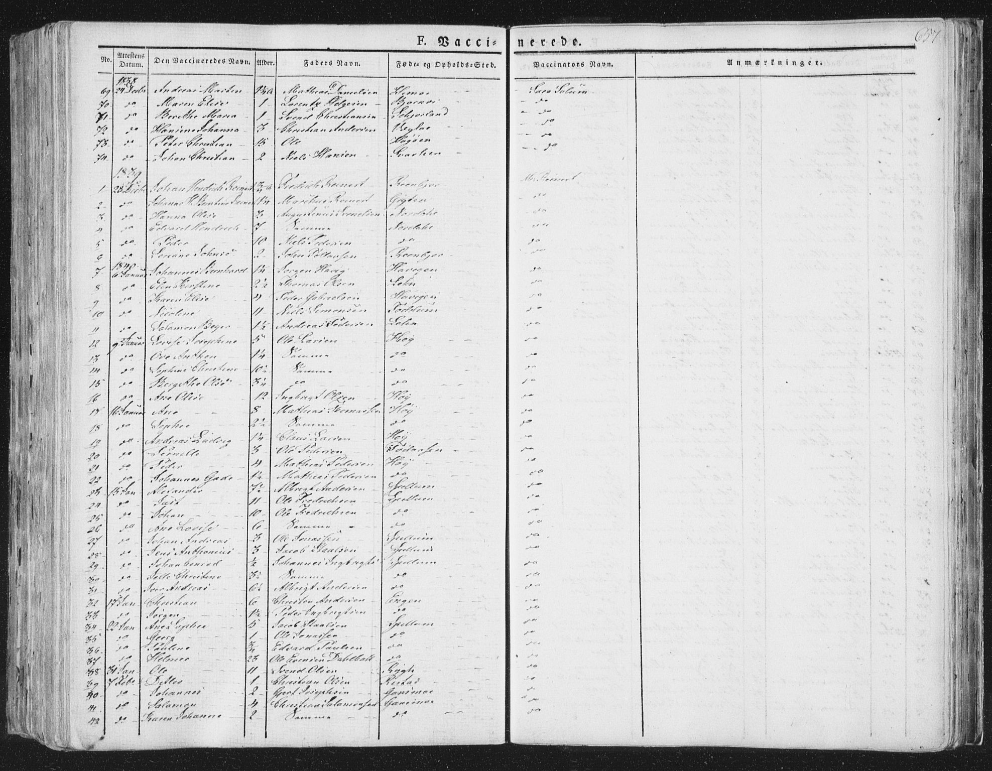 Ministerialprotokoller, klokkerbøker og fødselsregistre - Nord-Trøndelag, SAT/A-1458/764/L0552: Parish register (official) no. 764A07b, 1824-1865, p. 657