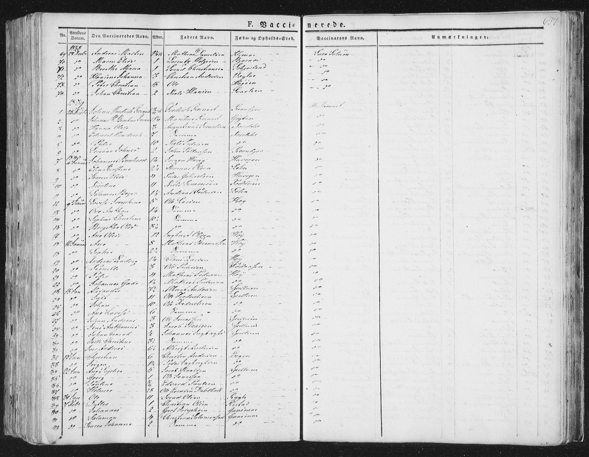 Ministerialprotokoller, klokkerbøker og fødselsregistre - Nord-Trøndelag, AV/SAT-A-1458/764/L0552: Parish register (official) no. 764A07b, 1824-1865, p. 657