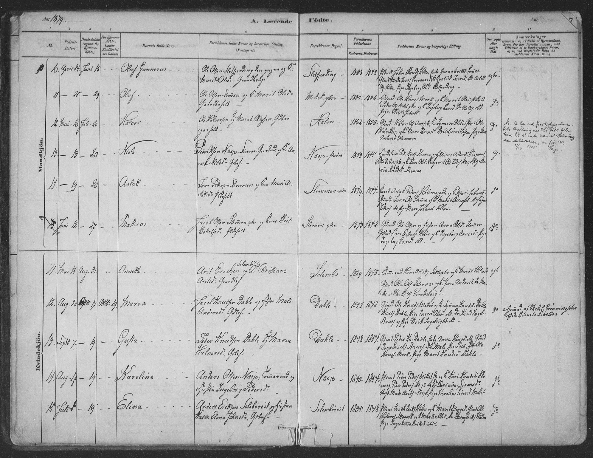 Ministerialprotokoller, klokkerbøker og fødselsregistre - Møre og Romsdal, AV/SAT-A-1454/547/L0604: Parish register (official) no. 547A06, 1878-1906, p. 7