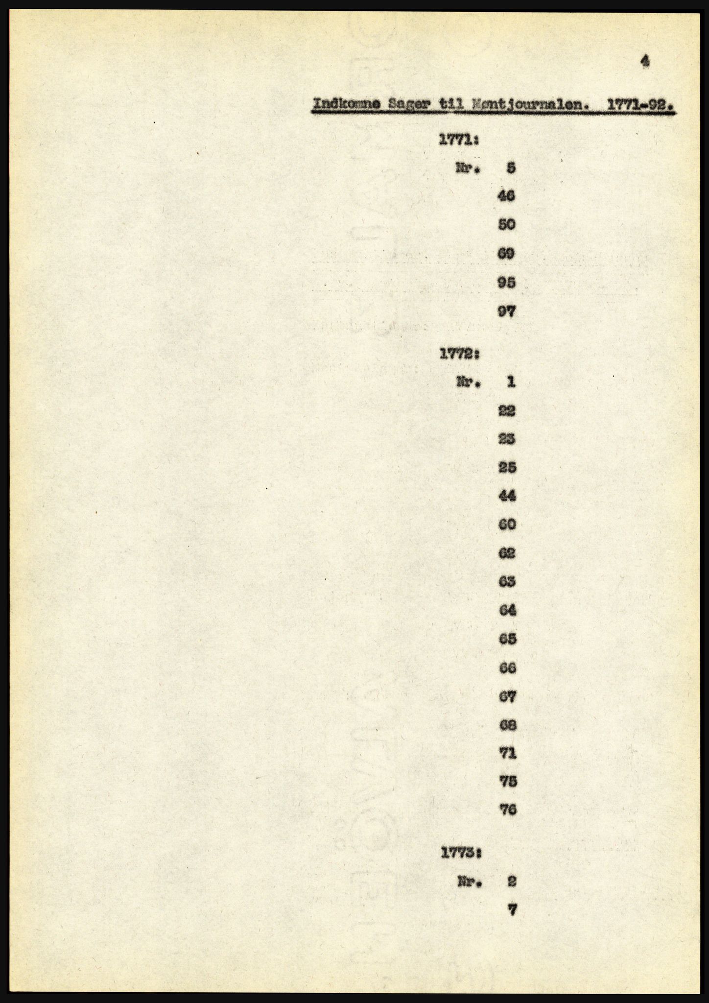 Riksarkivet, Seksjon for eldre arkiv og spesialsamlinger, AV/RA-EA-6797/H/Ha, 1953, p. 4