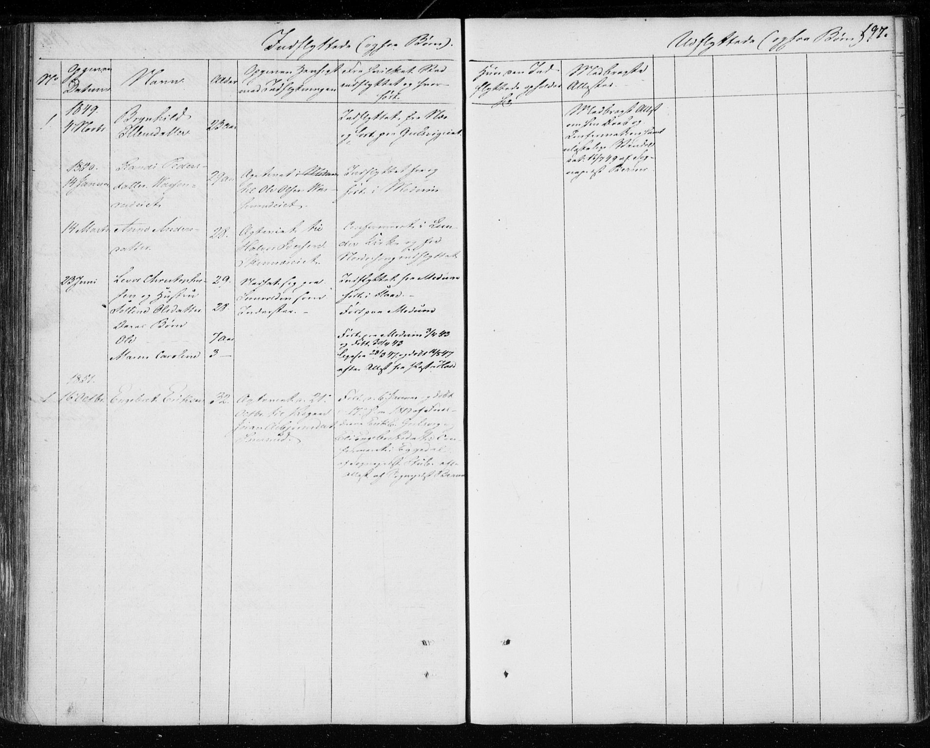 Krødsherad kirkebøker, SAKO/A-19/F/Fa/L0002: Parish register (official) no. 2, 1829-1851, p. 197