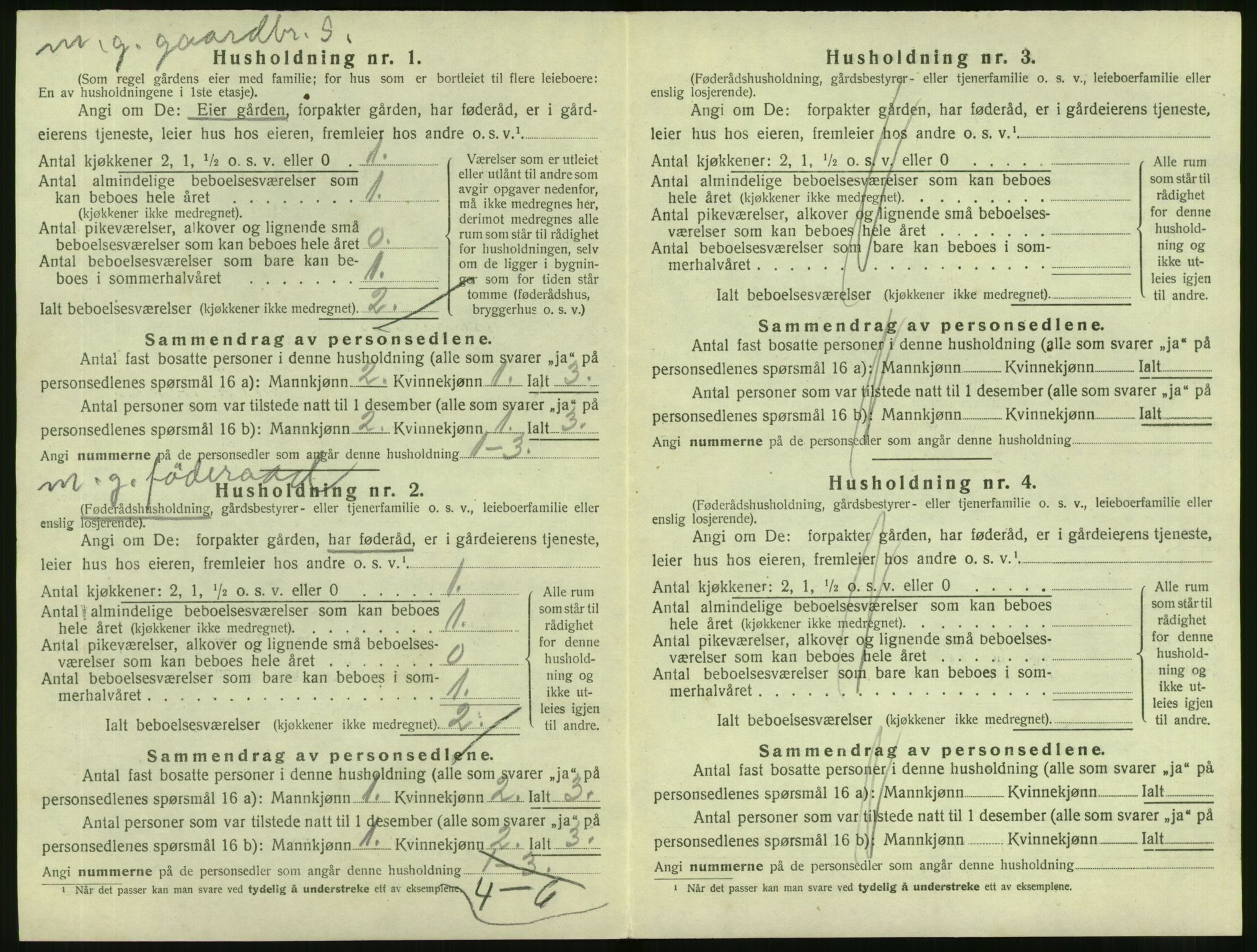 SAT, 1920 census for Vanylven, 1920, p. 88