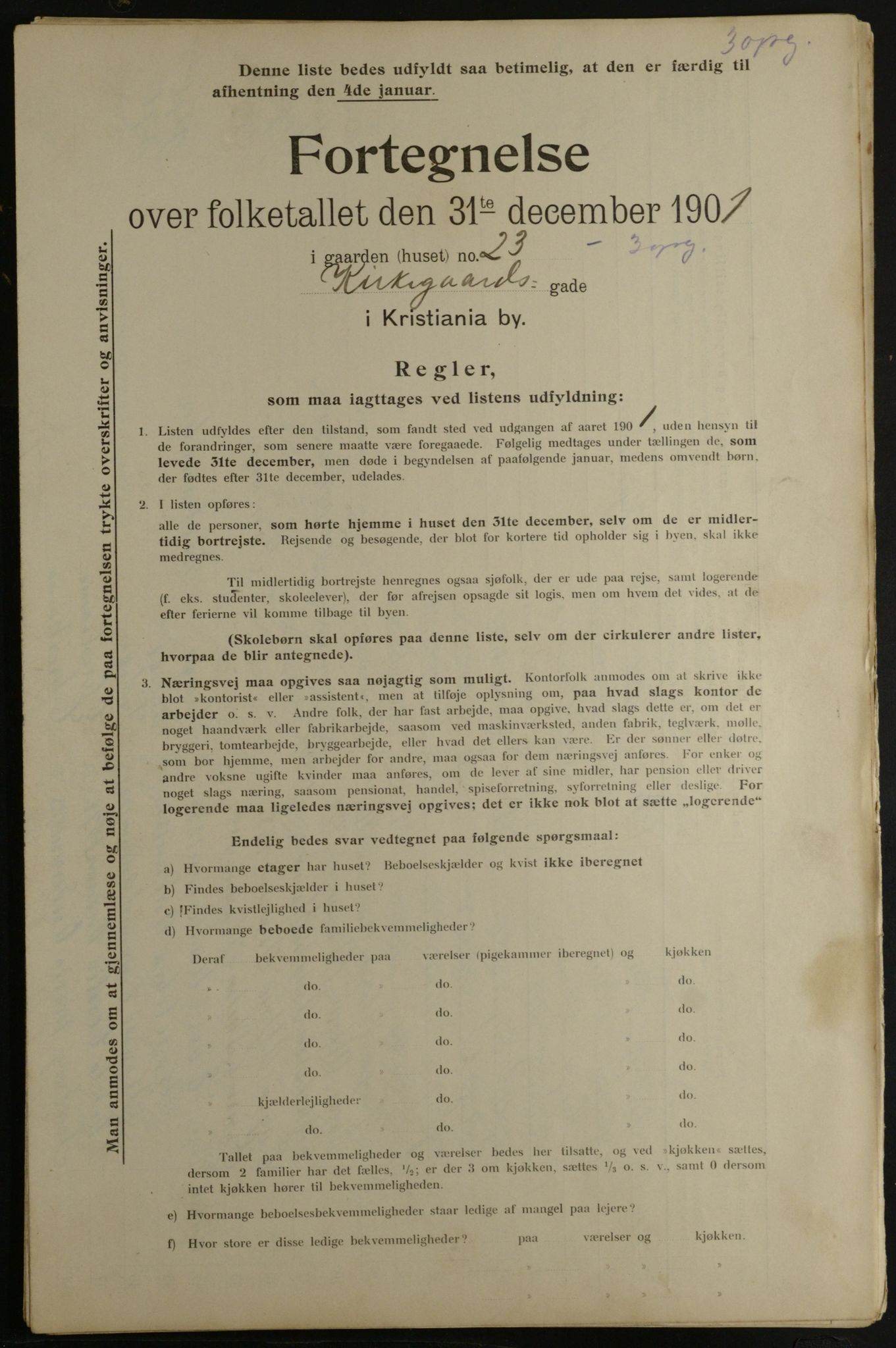 OBA, Municipal Census 1901 for Kristiania, 1901, p. 7844