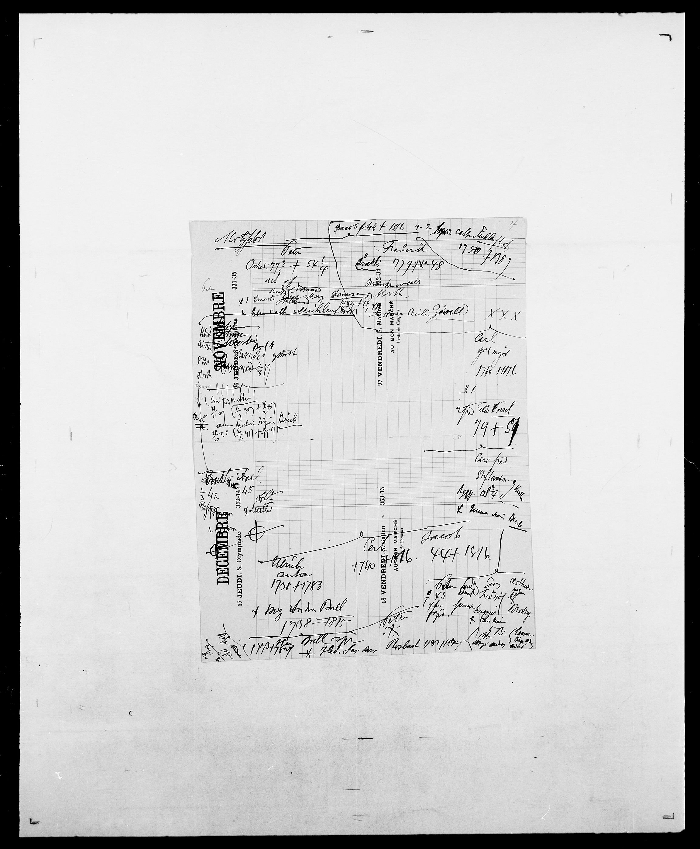 Delgobe, Charles Antoine - samling, AV/SAO-PAO-0038/D/Da/L0027: Morath - v. Møsting, p. 86