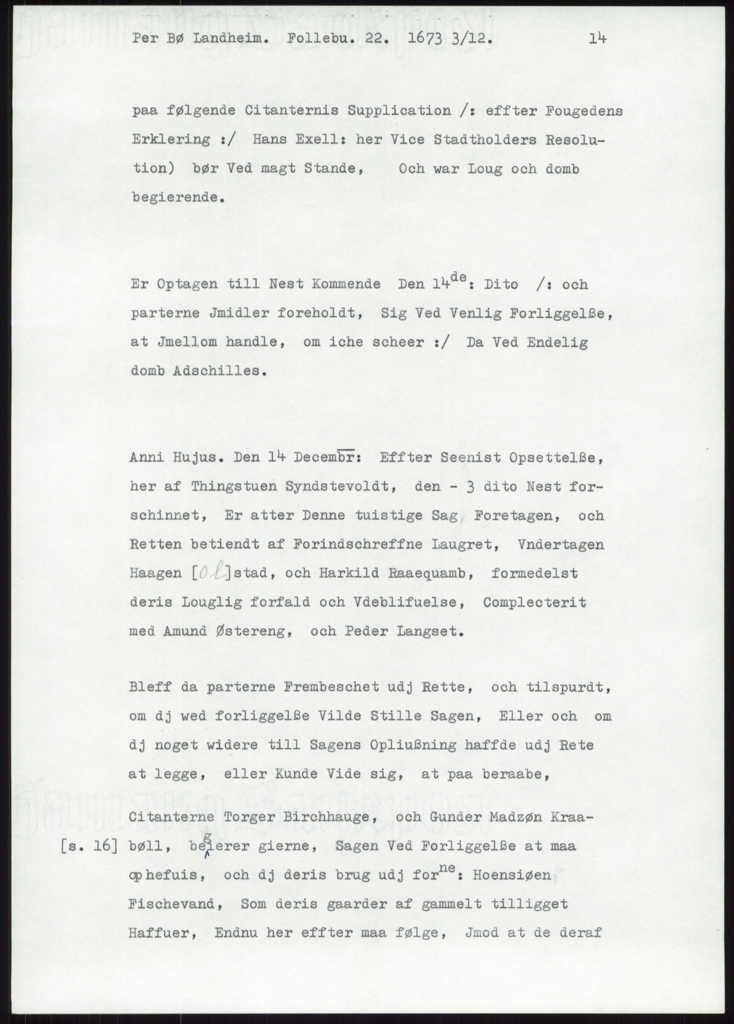 Samlinger til kildeutgivelse, Diplomavskriftsamlingen, AV/RA-EA-4053/H/Ha, p. 3114