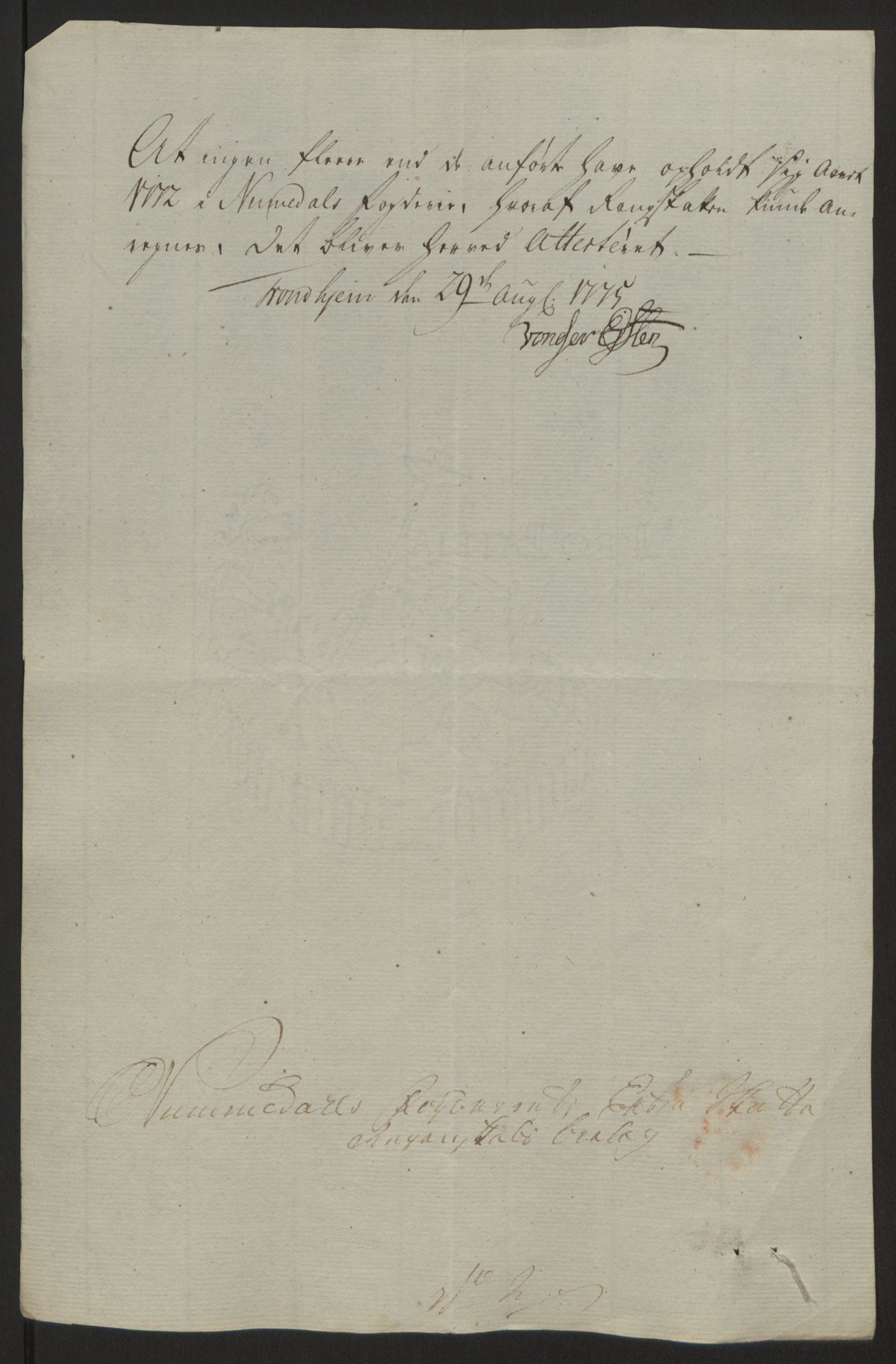 Rentekammeret inntil 1814, Reviderte regnskaper, Fogderegnskap, RA/EA-4092/R64/L4502: Ekstraskatten Namdal, 1762-1772, p. 431