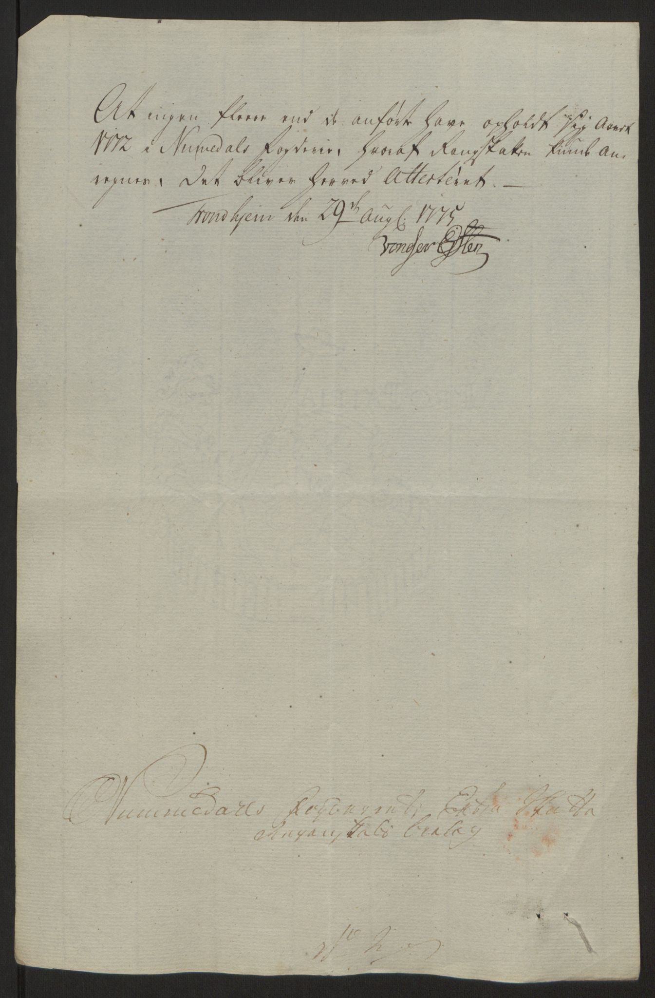 Rentekammeret inntil 1814, Reviderte regnskaper, Fogderegnskap, AV/RA-EA-4092/R64/L4502: Ekstraskatten Namdal, 1762-1772, p. 431