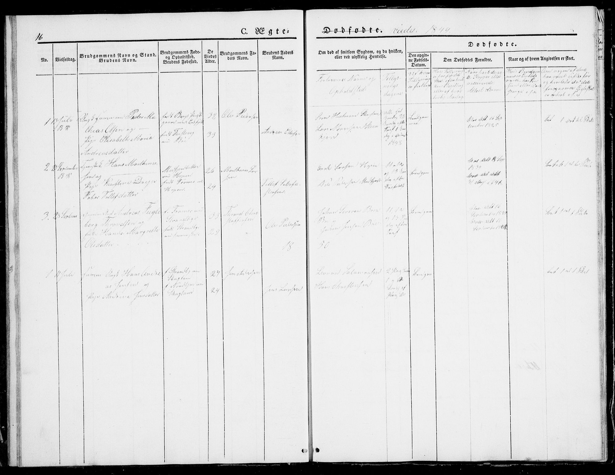 Berg sokneprestkontor, AV/SATØ-S-1318/G/Ga/Gab/L0001klokker: Parish register (copy) no. 1, 1843-1851, p. 16