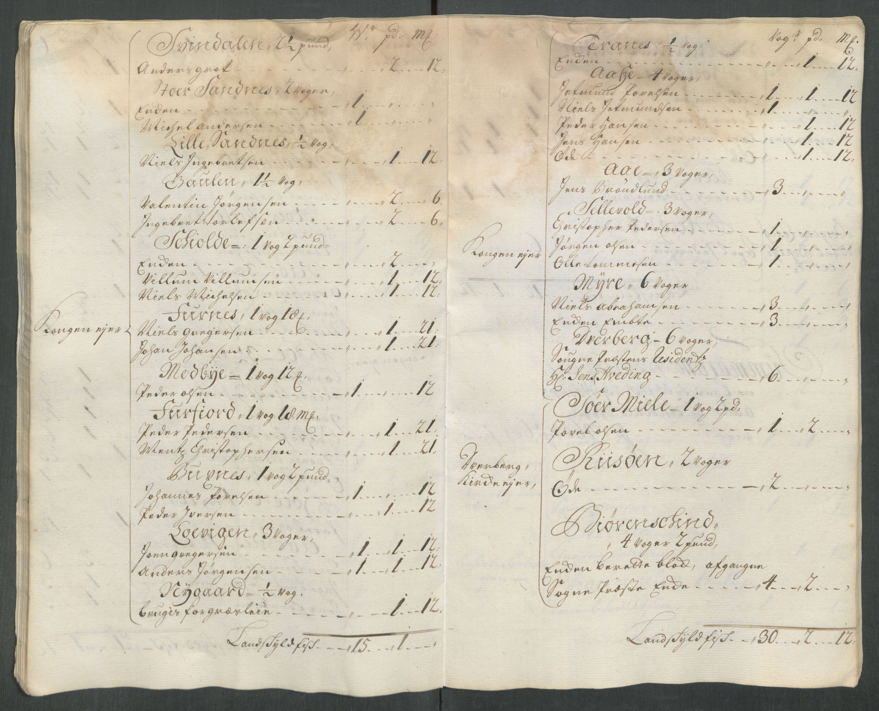 Rentekammeret inntil 1814, Reviderte regnskaper, Fogderegnskap, AV/RA-EA-4092/R67/L4682: Fogderegnskap Vesterålen, Andenes og Lofoten, 1716, p. 48