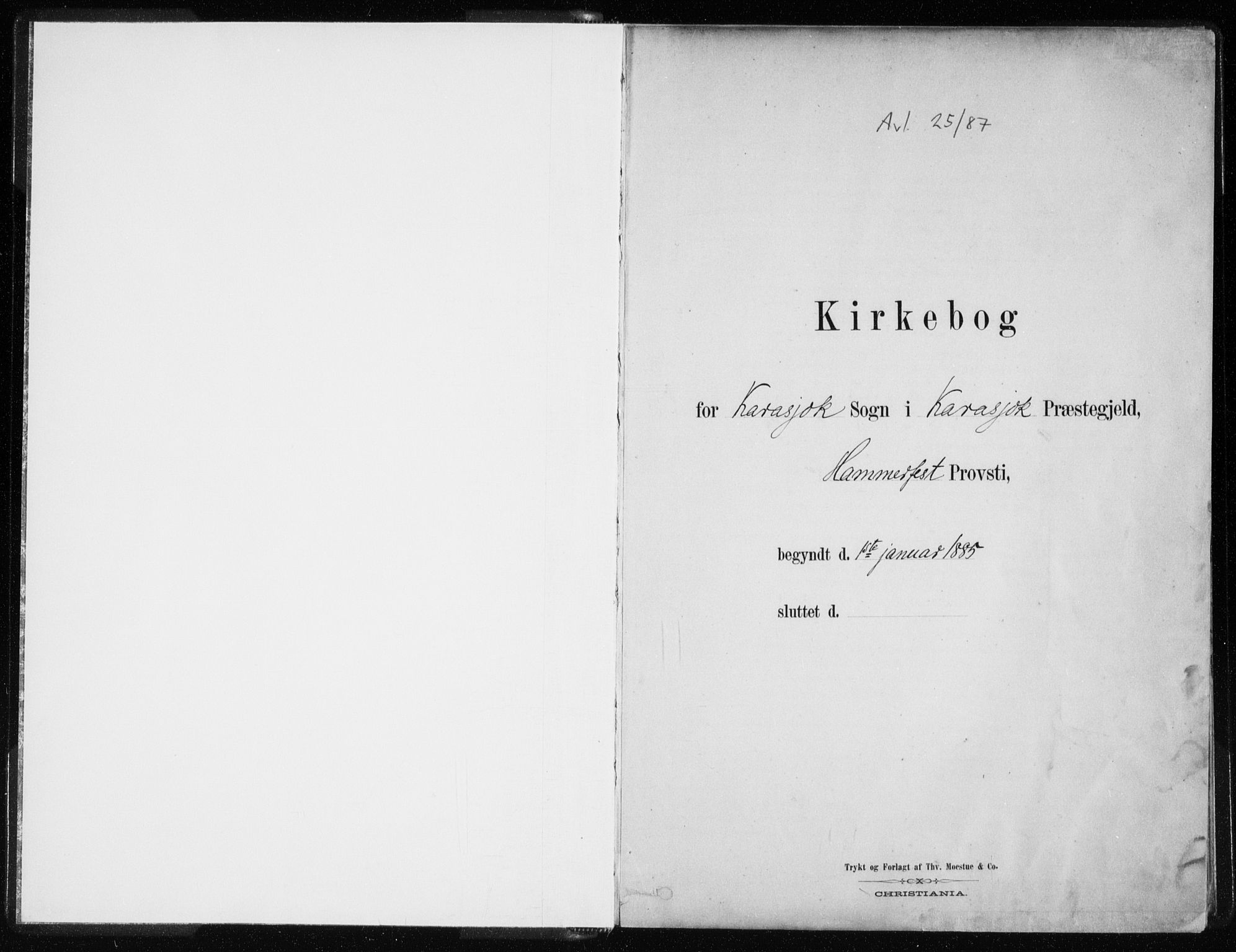 Karasjok sokneprestkontor, SATØ/S-1352/H/Ha/L0002kirke: Parish register (official) no. 2, 1885-1906