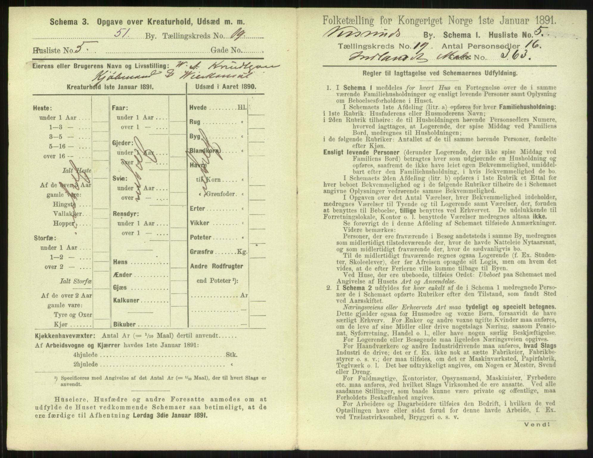 RA, 1891 census for 1503 Kristiansund, 1891, p. 1942