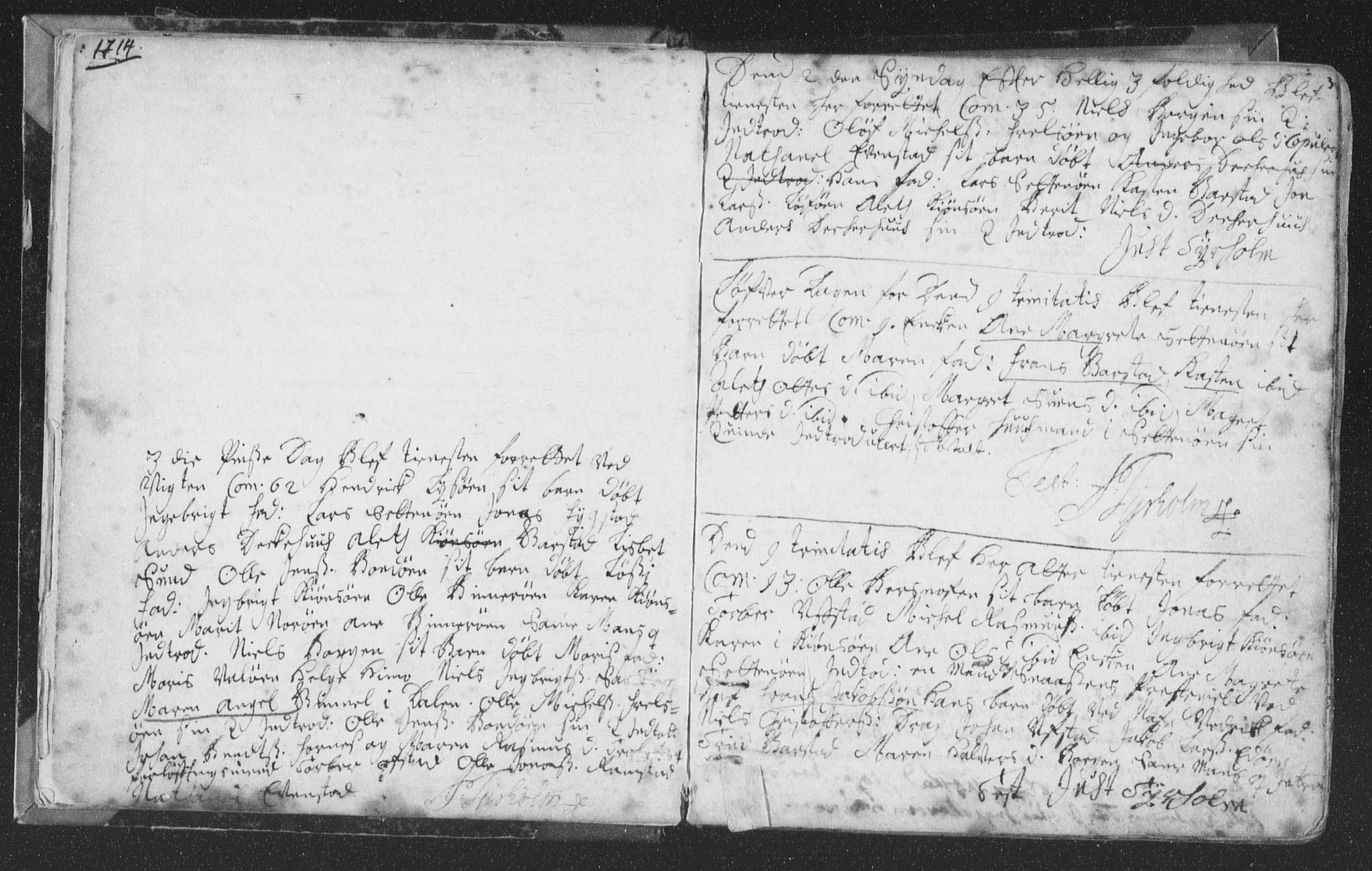 Ministerialprotokoller, klokkerbøker og fødselsregistre - Nord-Trøndelag, SAT/A-1458/786/L0685: Parish register (official) no. 786A01, 1710-1798, p. 3