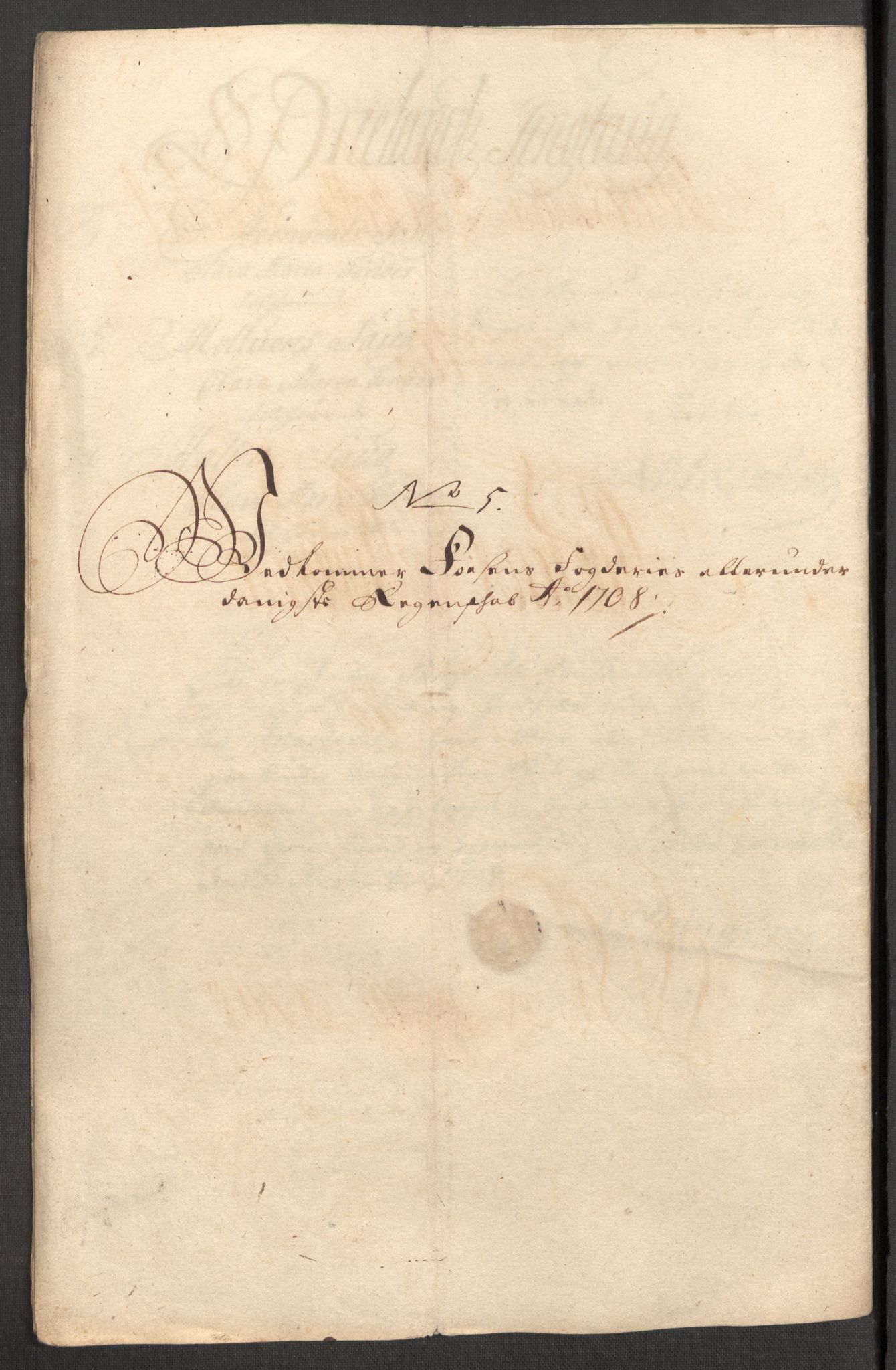 Rentekammeret inntil 1814, Reviderte regnskaper, Fogderegnskap, RA/EA-4092/R57/L3858: Fogderegnskap Fosen, 1708-1709, p. 106